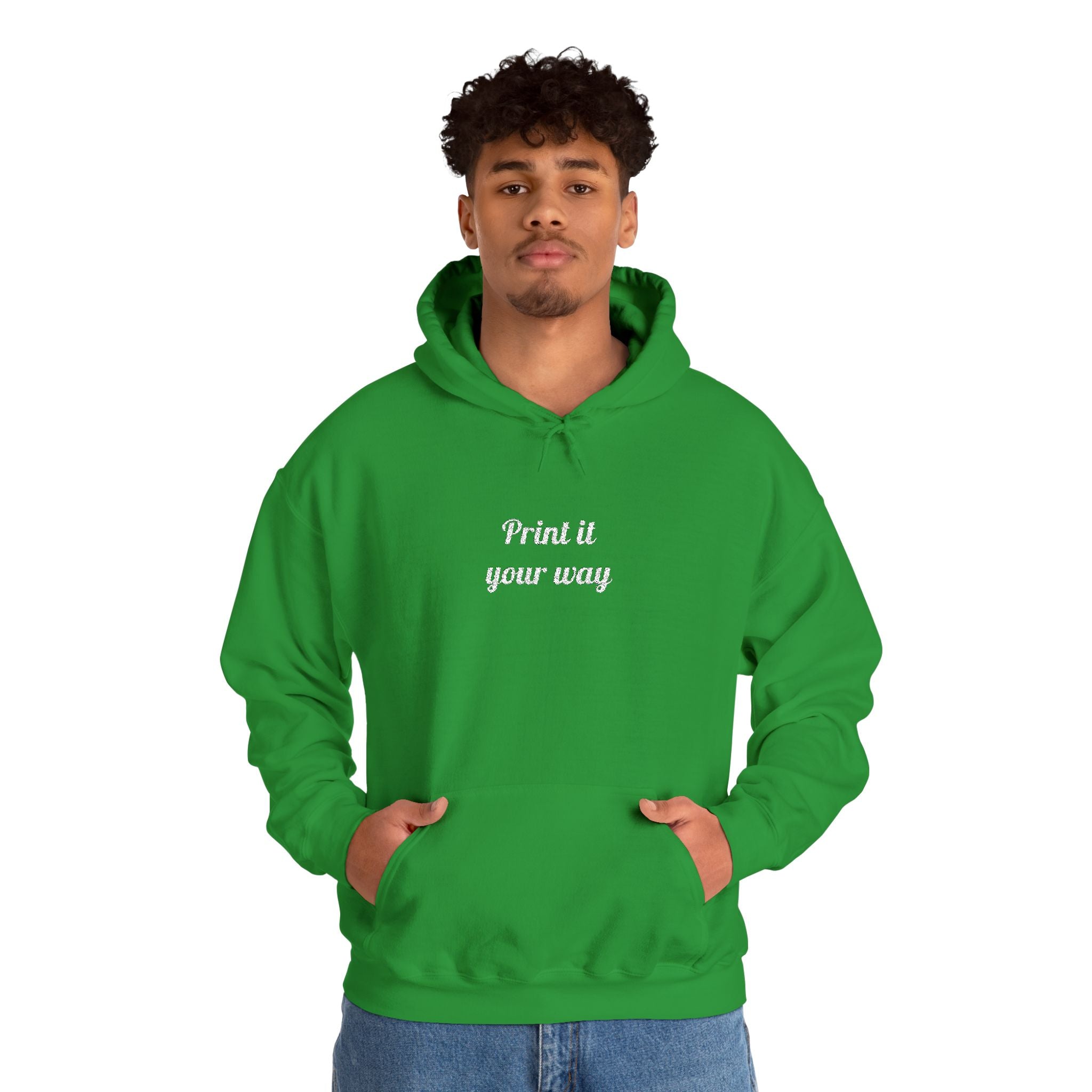 Custom Embroidered Unisex Hoodie – Ethically Sourced Cotton Blend