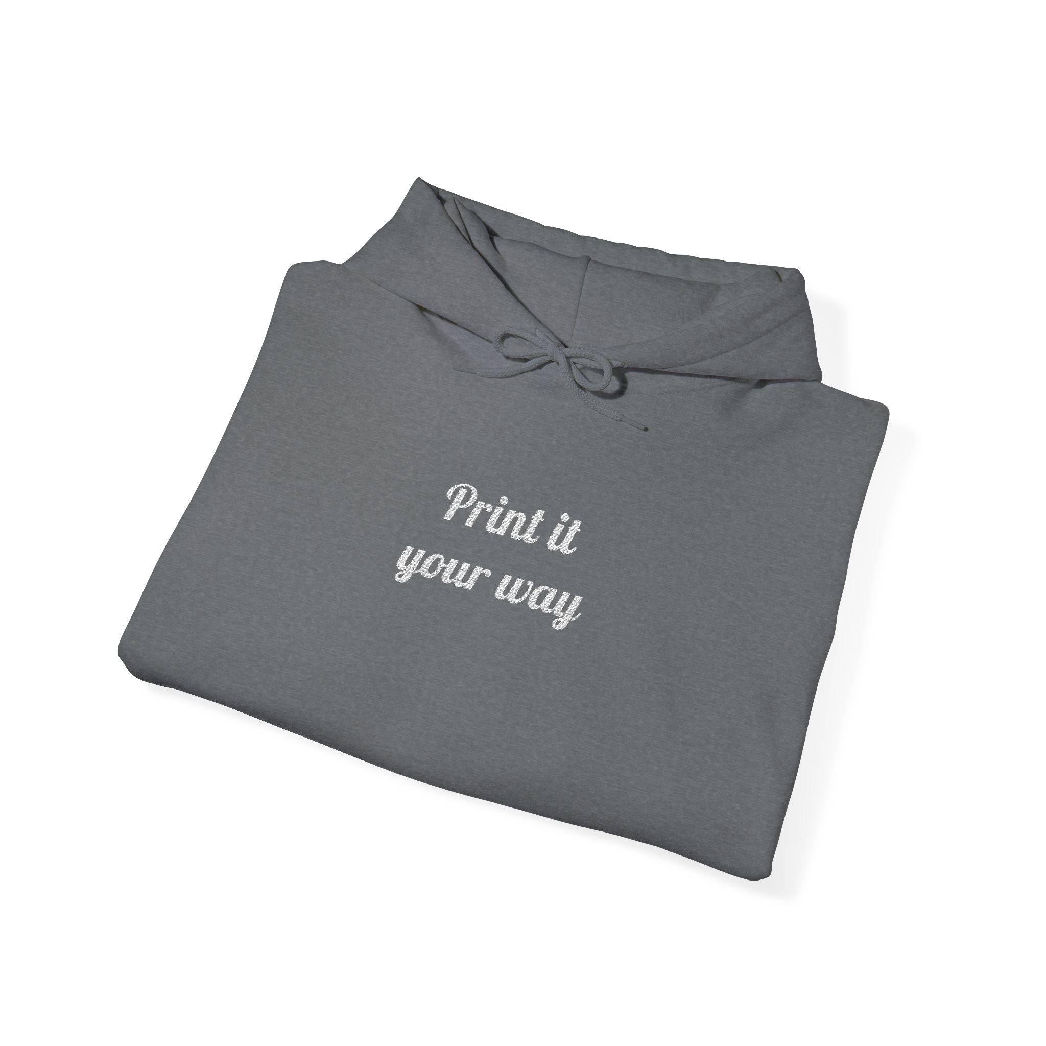 Custom Embroidered Unisex Hoodie – Ethically Sourced Cotton Blend