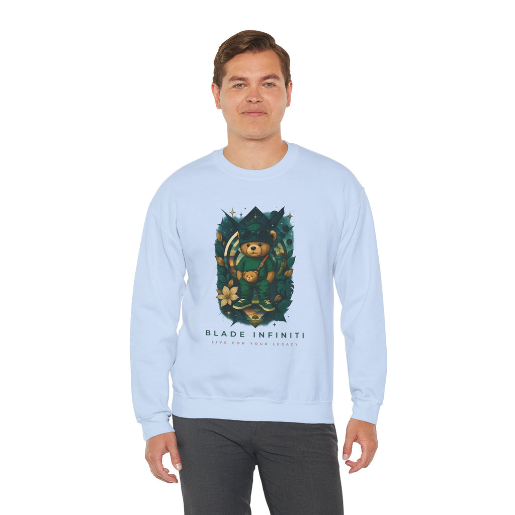 Galactic Teddy Bear V1 Unisex Crewneck Sweater