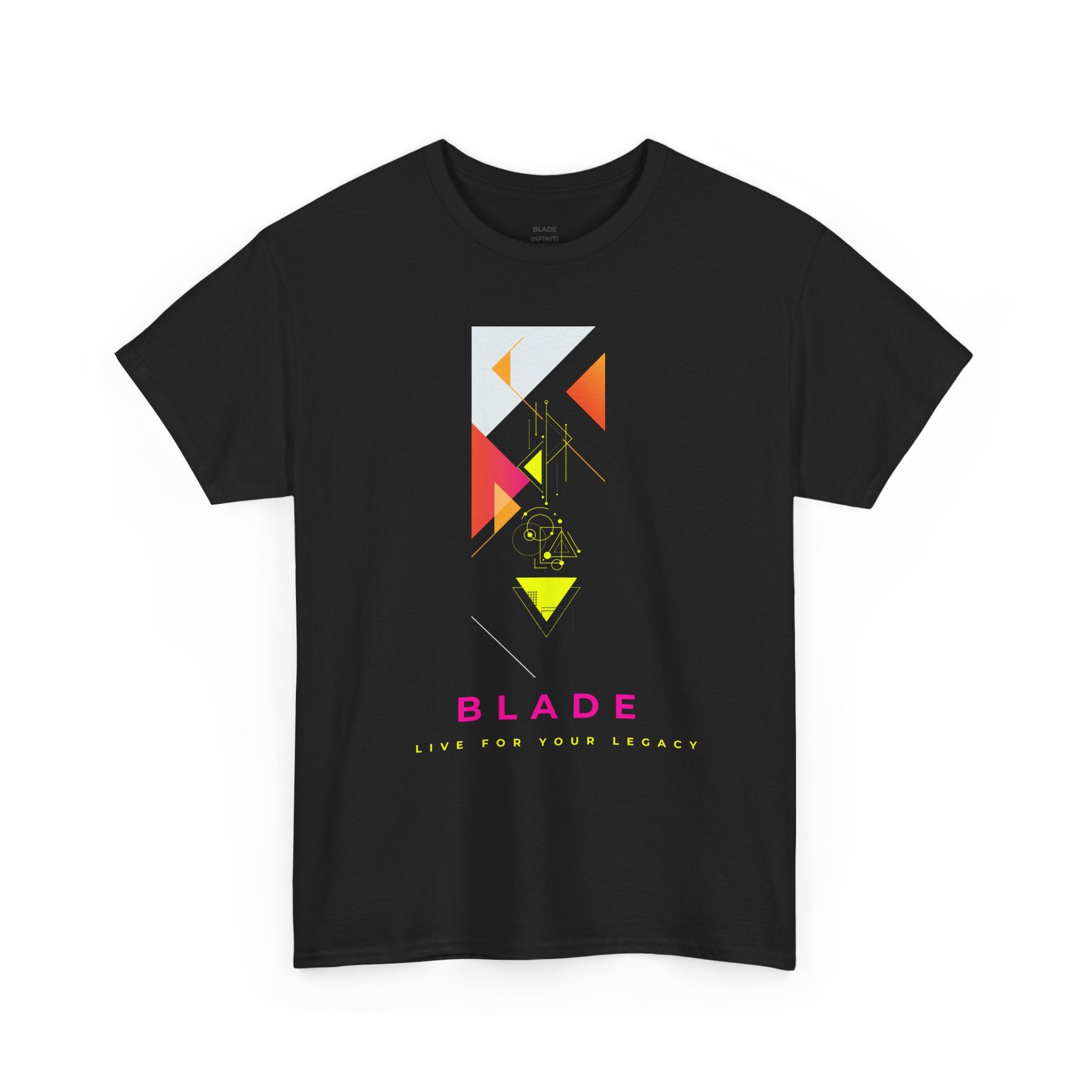 Geometric Odyssey Pink/Green Neon Multi T-Shirt