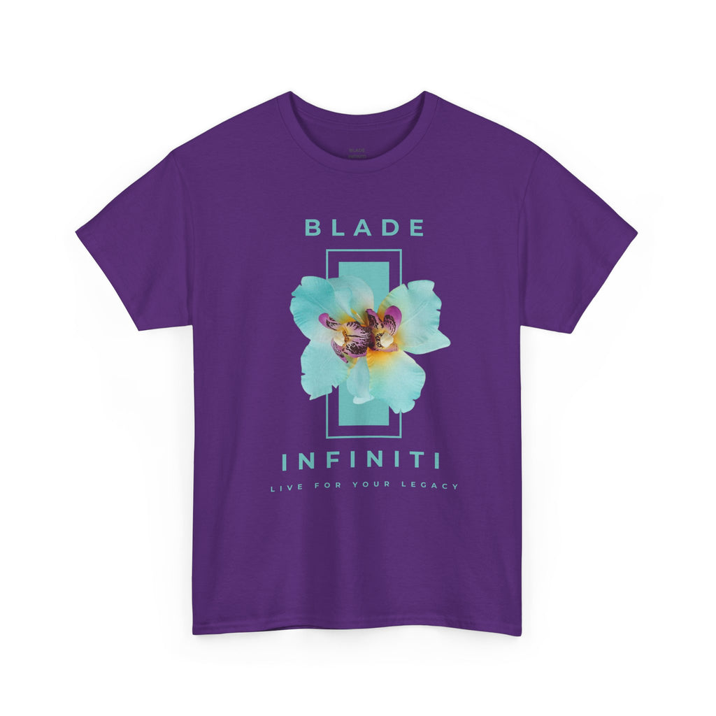 Essence of Infiniti Light Aqua Floral T-Shirt