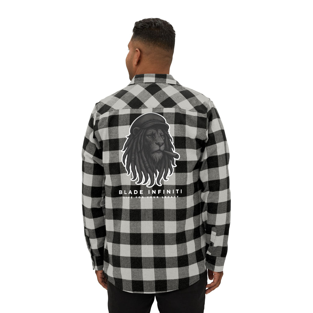 Rasta Lion Version 2 Flannel Shirt