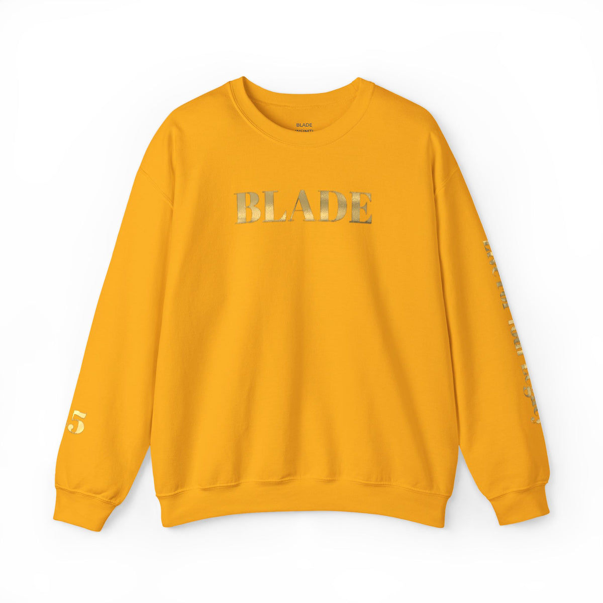 Blade Legacy Metallic Gold Crewneck Sweater