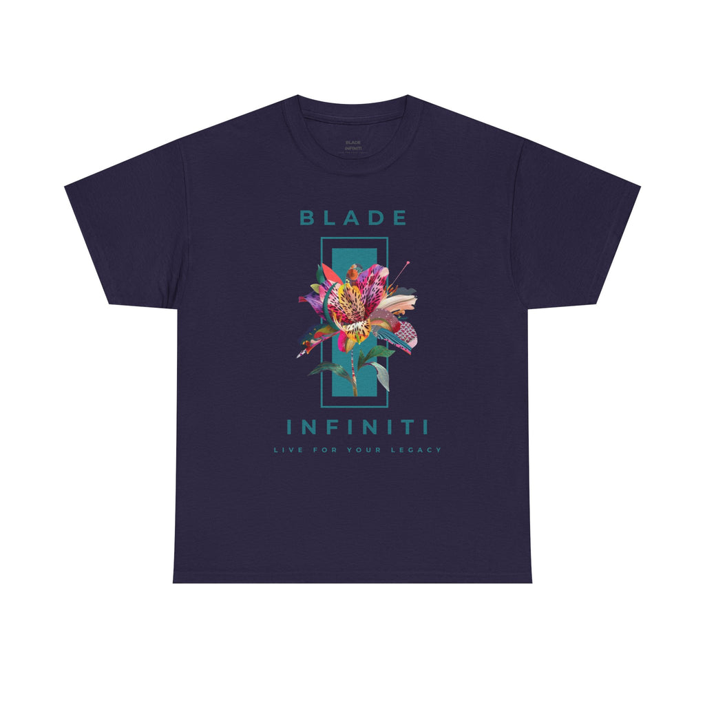 Essence of Infiniti Teal/Floral T-Shirt