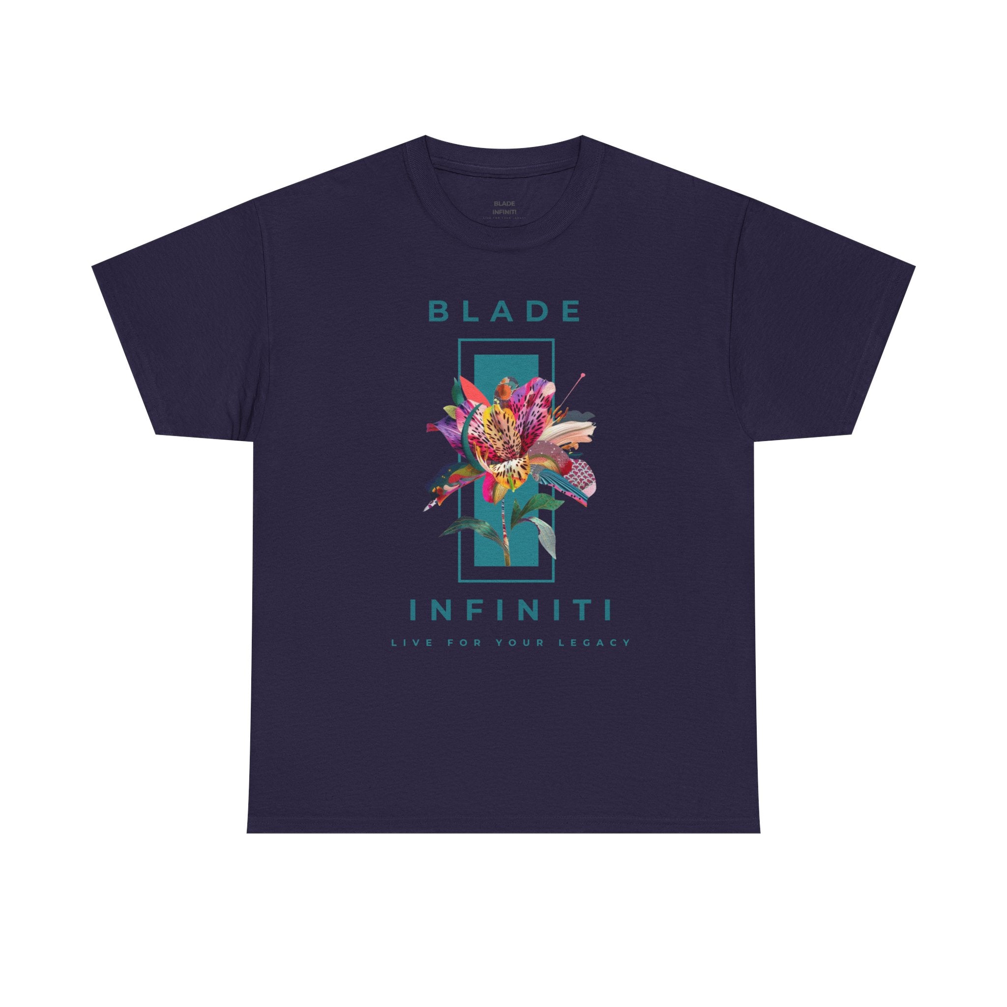 Essence of Infiniti Teal/Floral T-Shirt