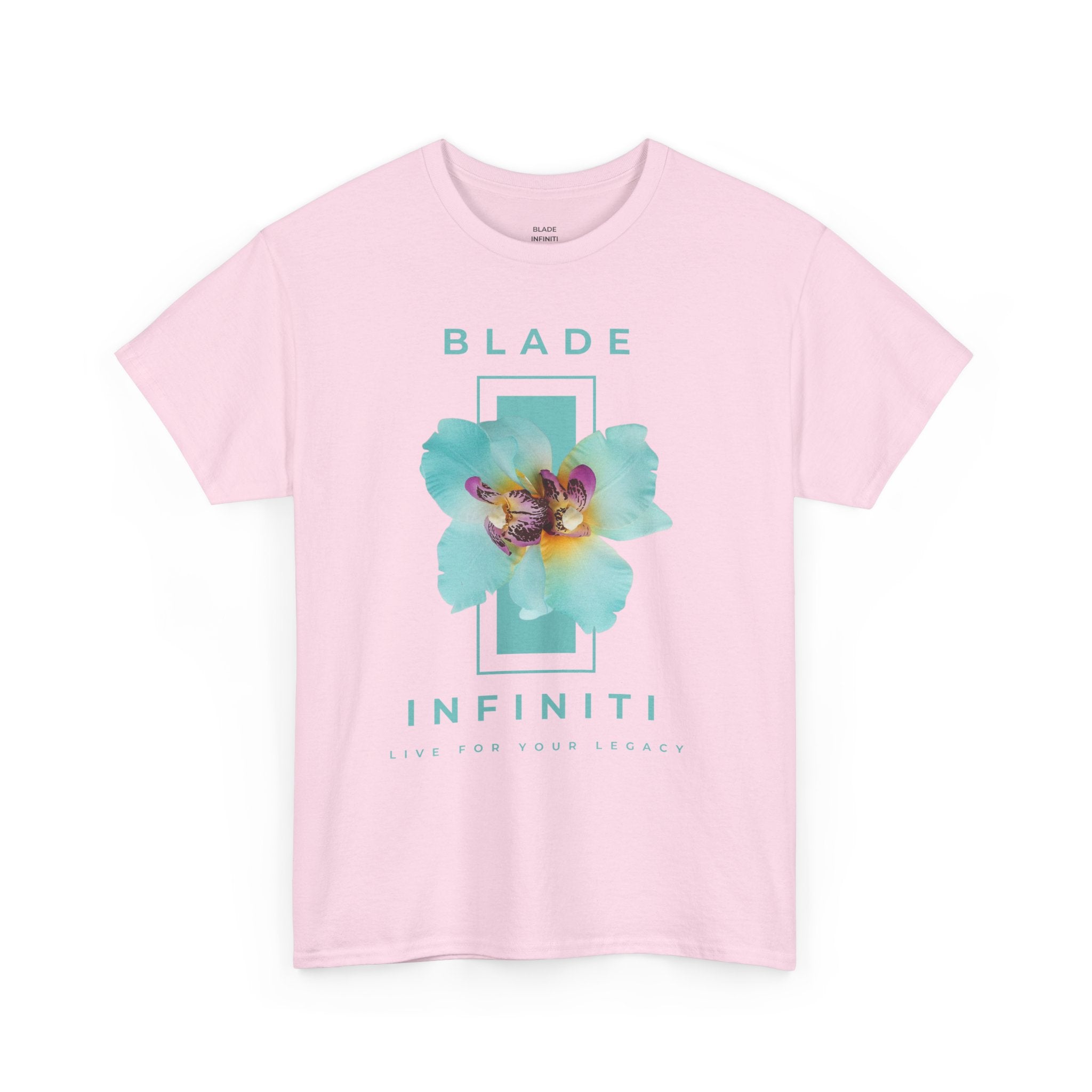 Essence of Infiniti Light Aqua Floral T-Shirt