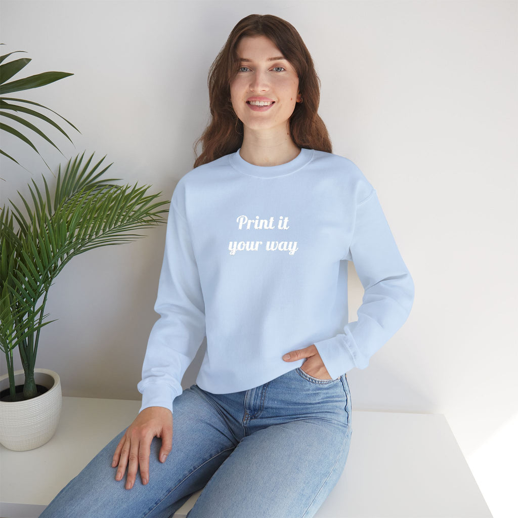 Embroidery Personalization - Unisex Crewneck Sweater (Make It Yours)