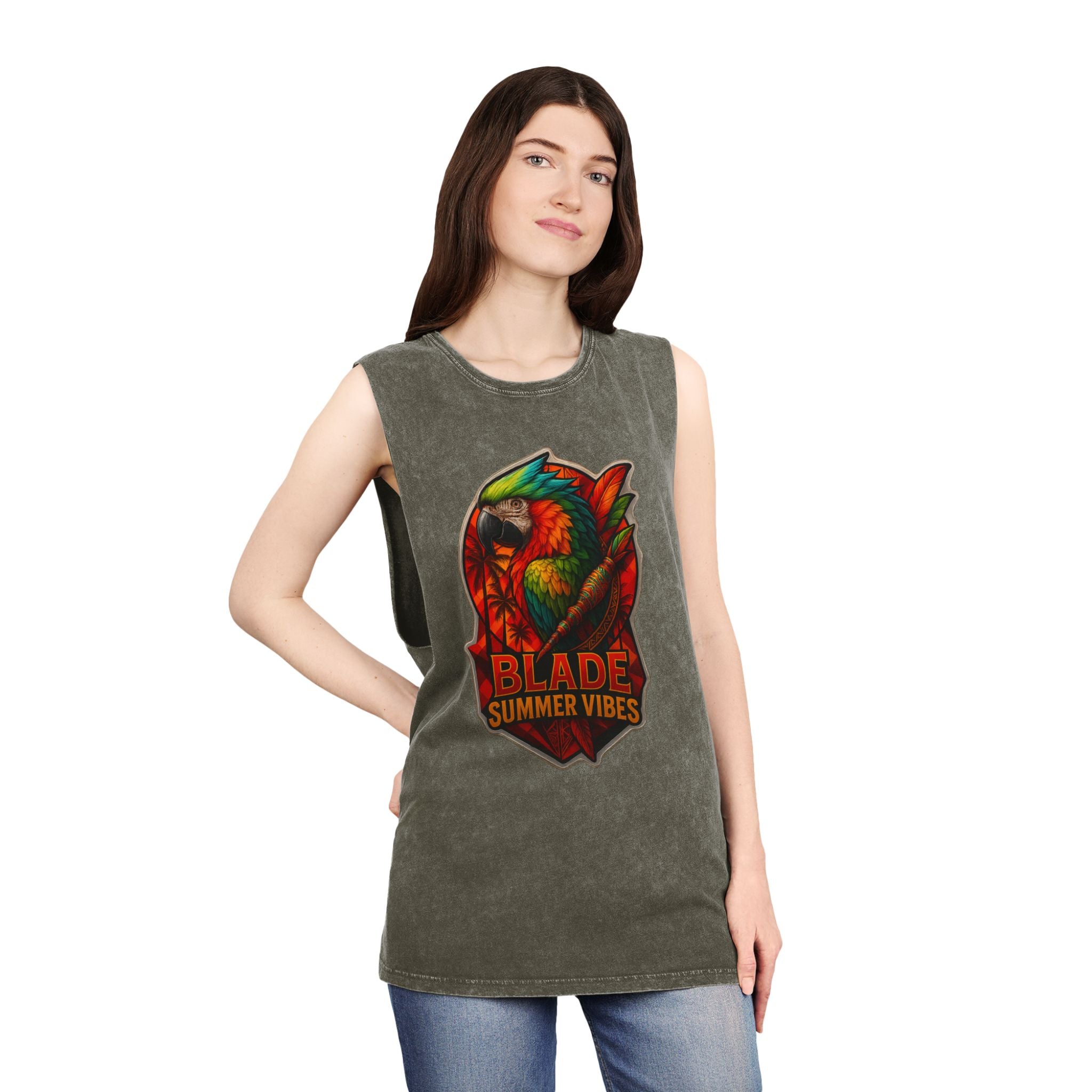 Aztec Parrot Tank Top