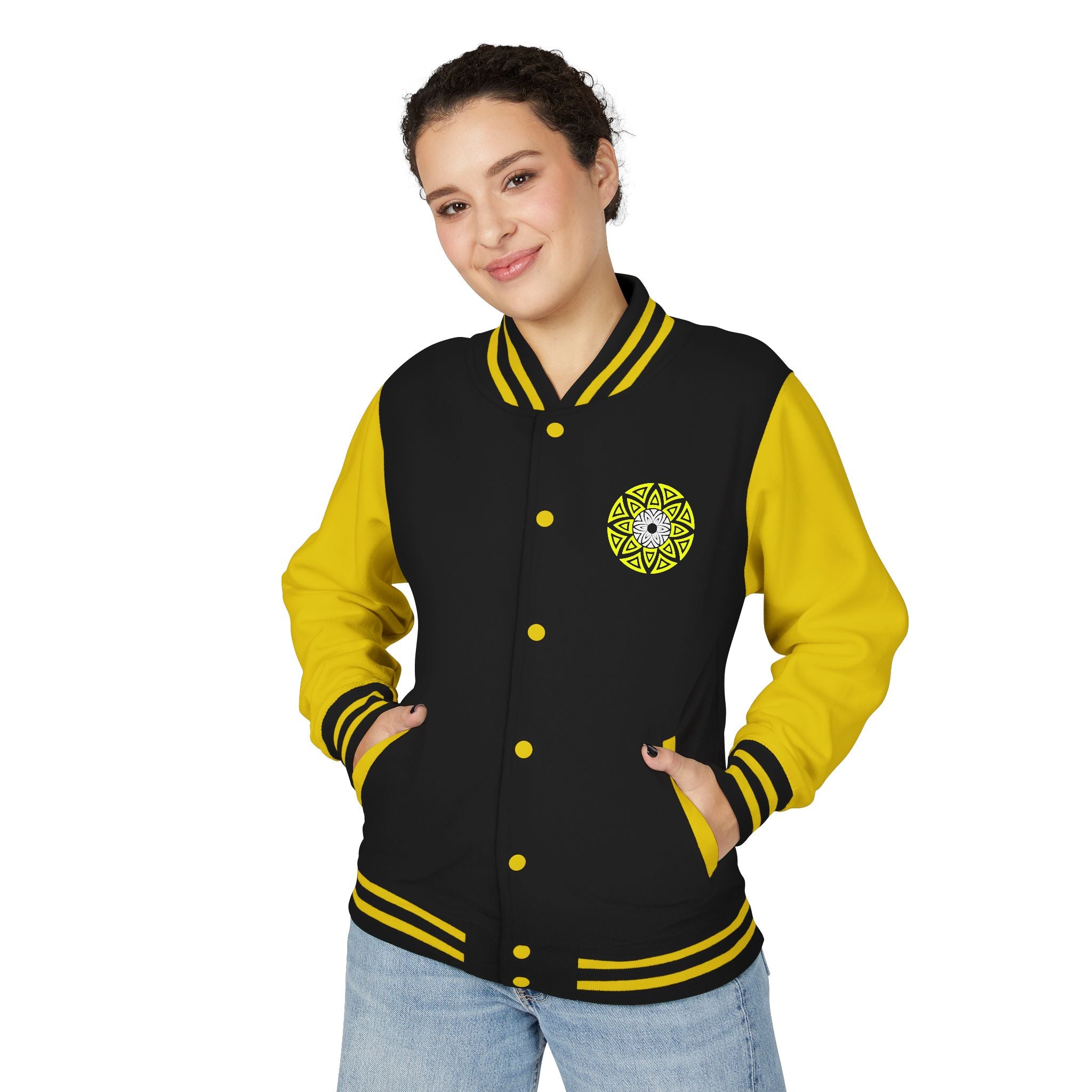 Blade 45 Golden Yellow/White Letterman Jacket