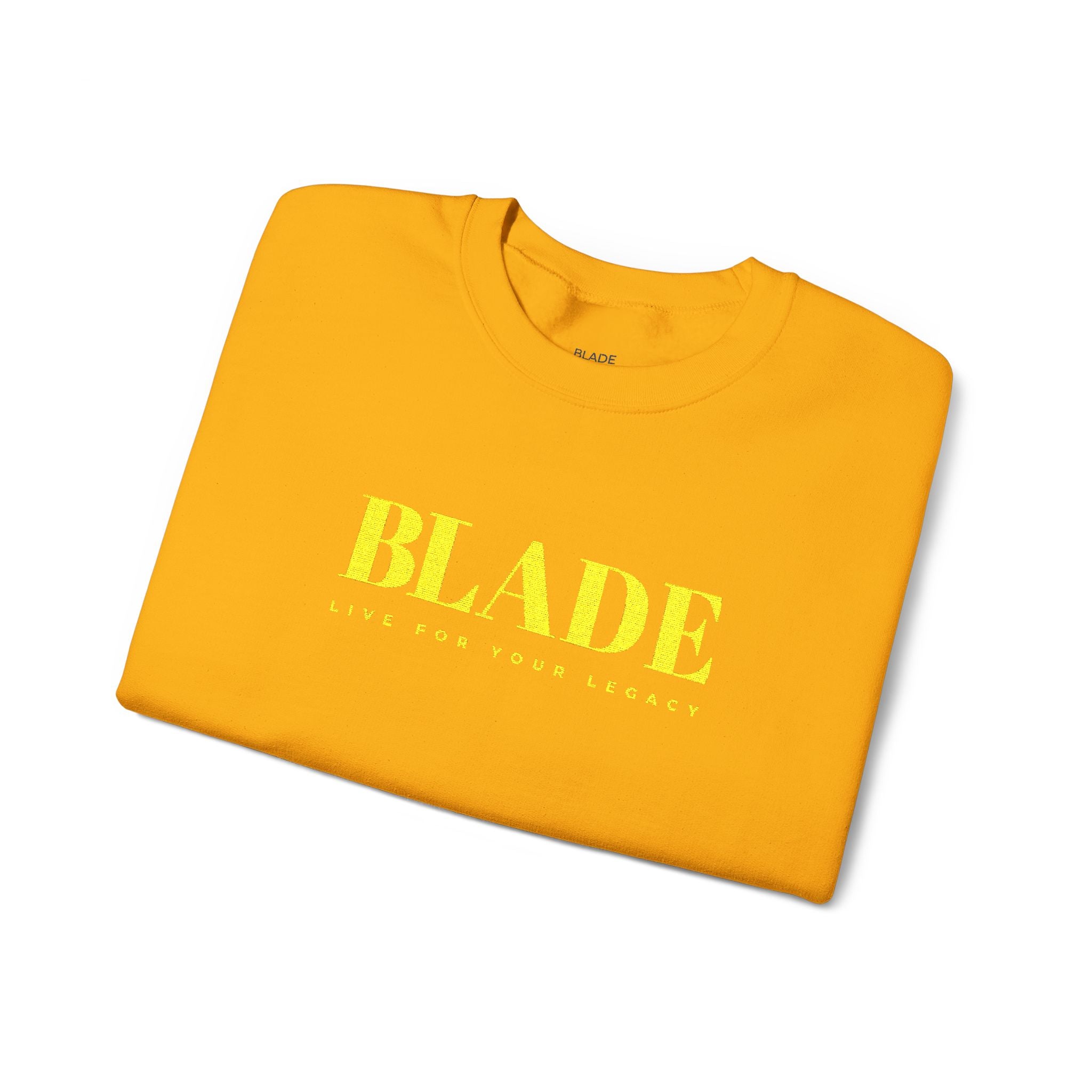 Embroidered Blade Legacy Crewneck Sweater