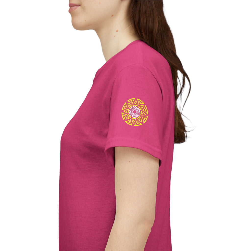 Geometric Odyssey Neon Green TX T-Shirt