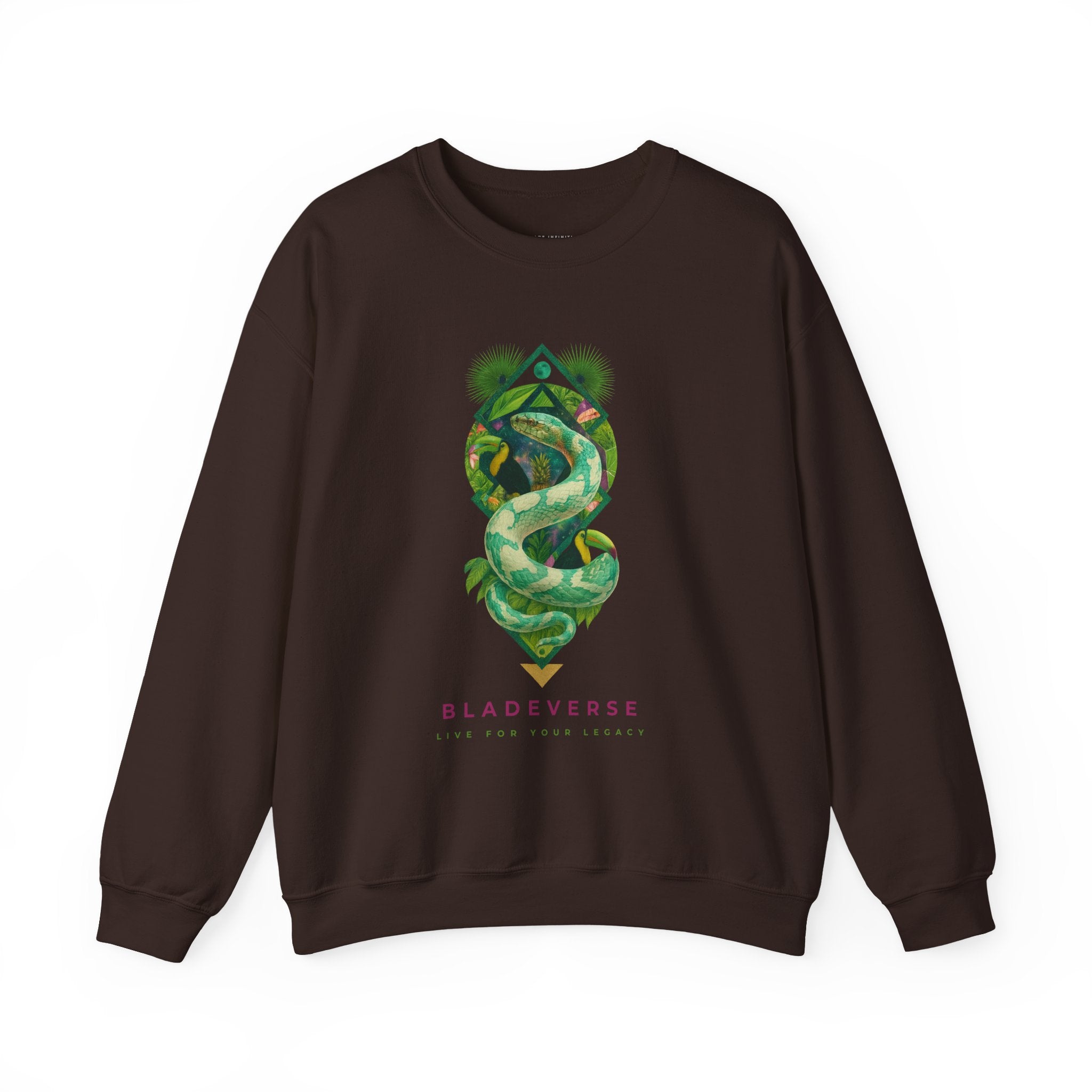 Galactic Snake Unisex Crewneck Sweater