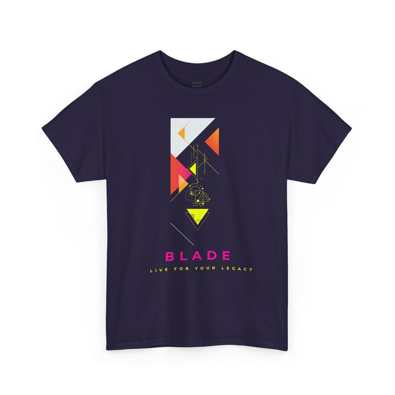 Geometric Odyssey Pink/Green Neon Multi T-Shirt
