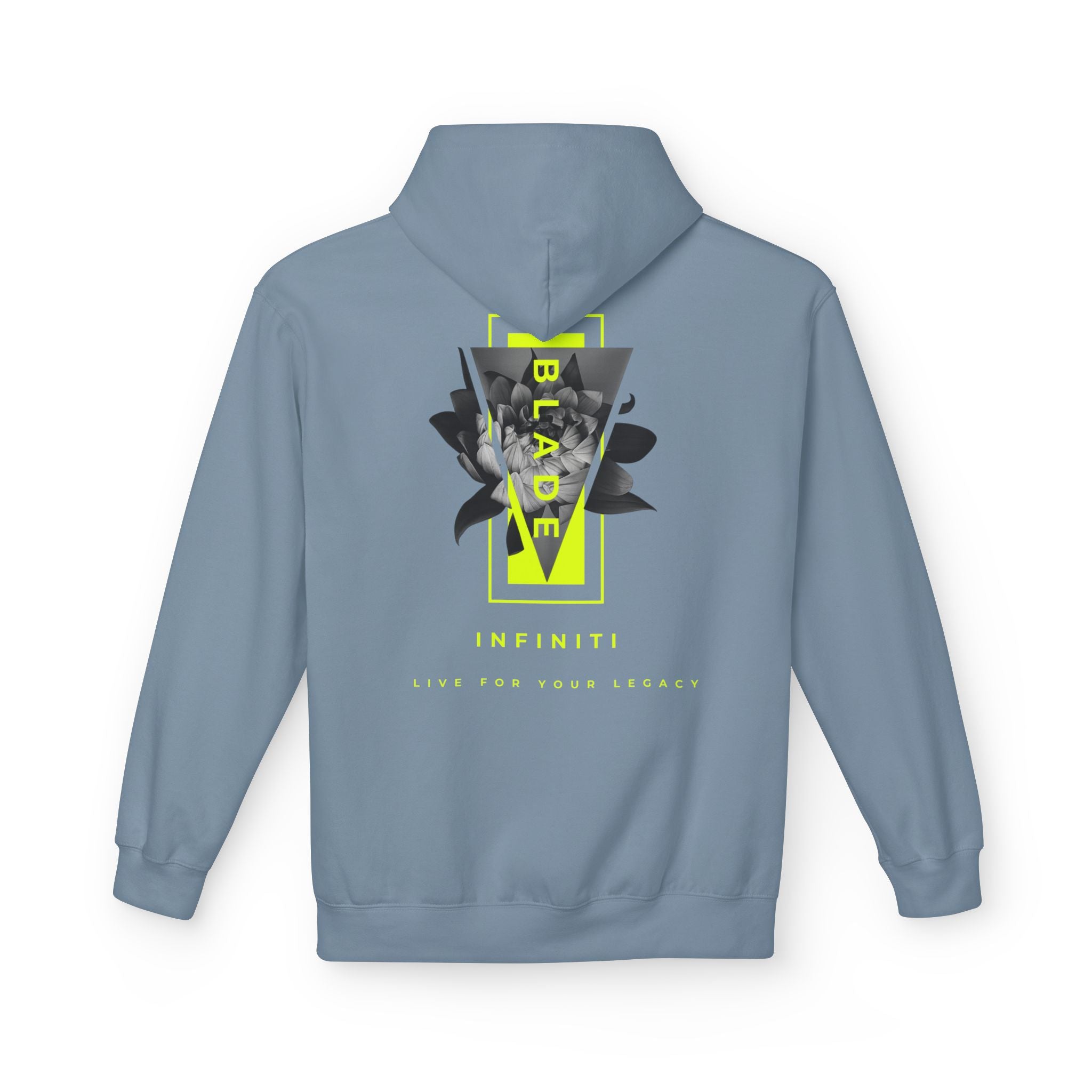Flora Essence Neon Green Version 2 TX Floral Hoodie