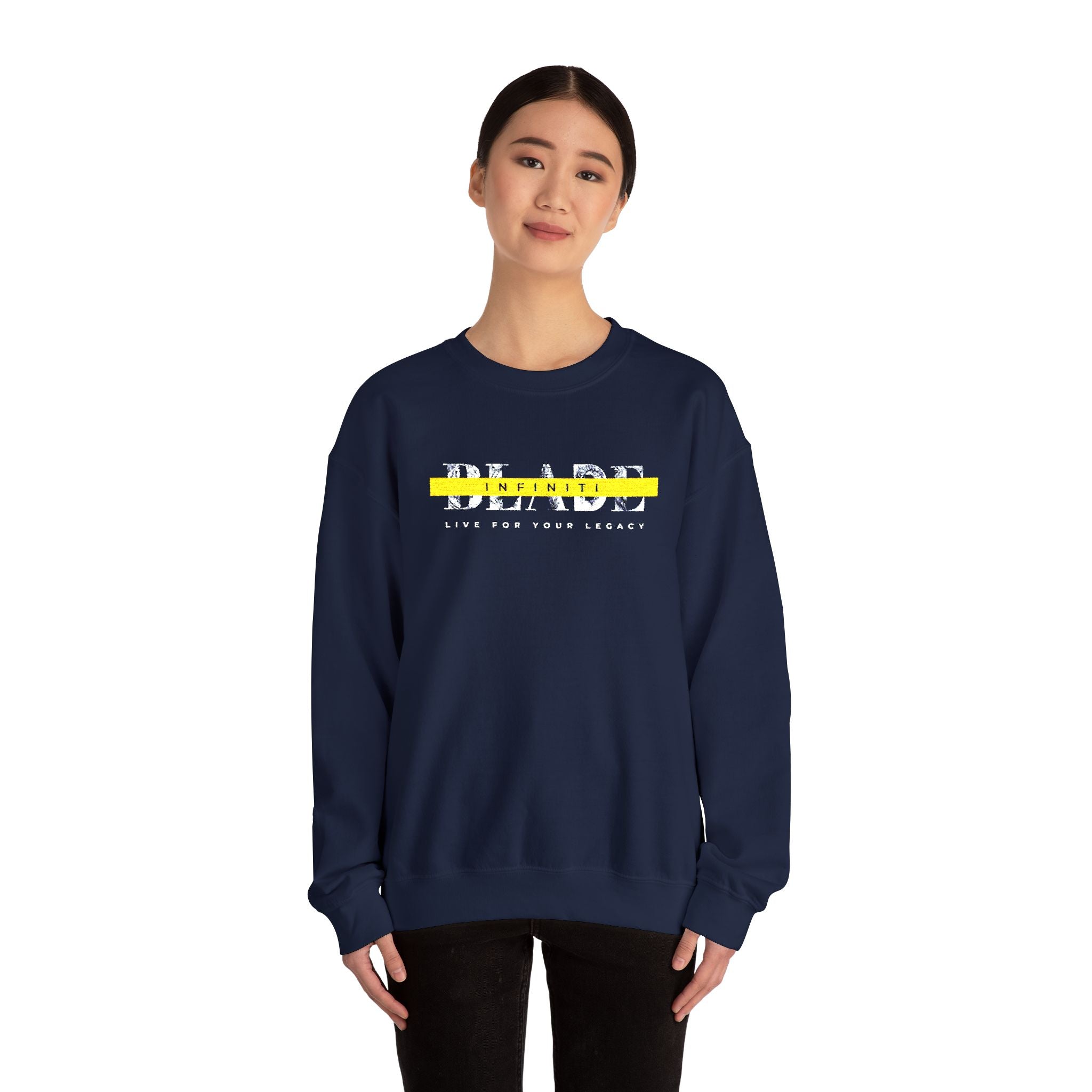 King Essential Lion Embroidery Unisex Crewneck Sweater