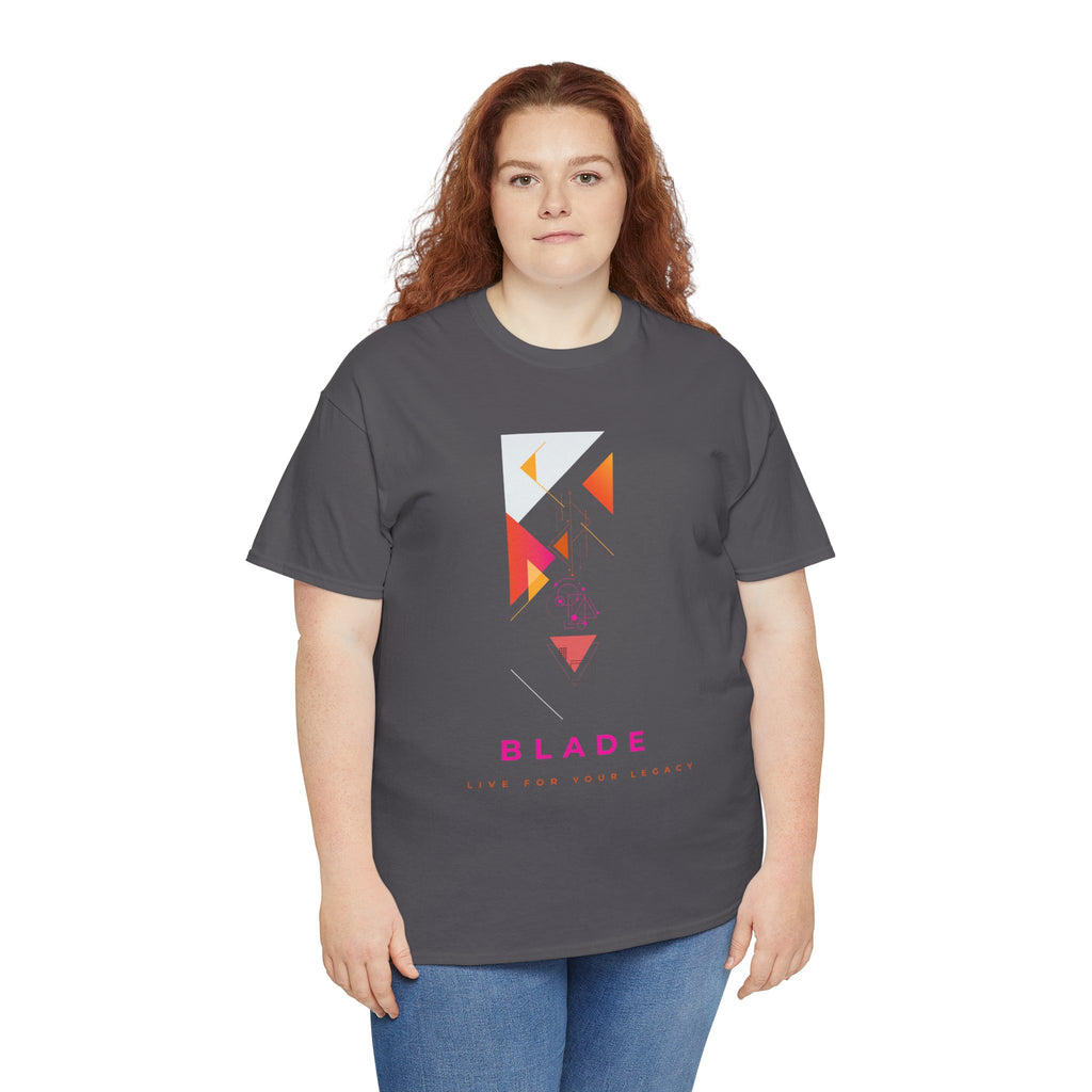 Geometric Odyssey  Pink/Orange T-Shirt