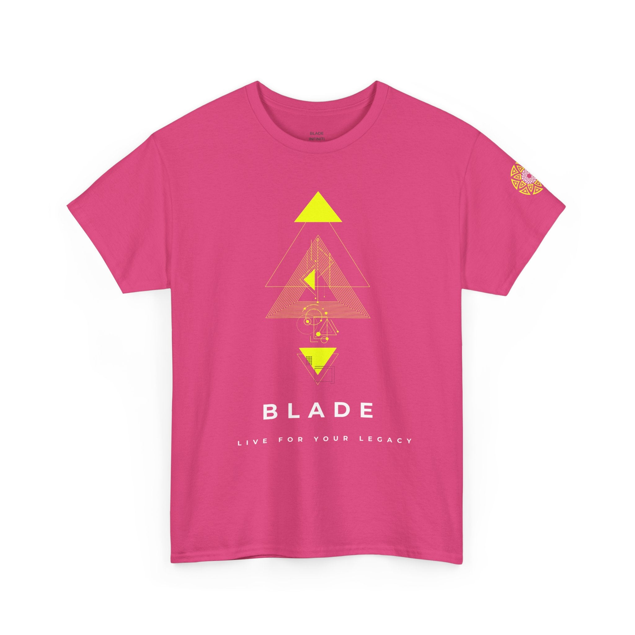 Geometric Odyssey Version 3 Neon Green T-Shirt