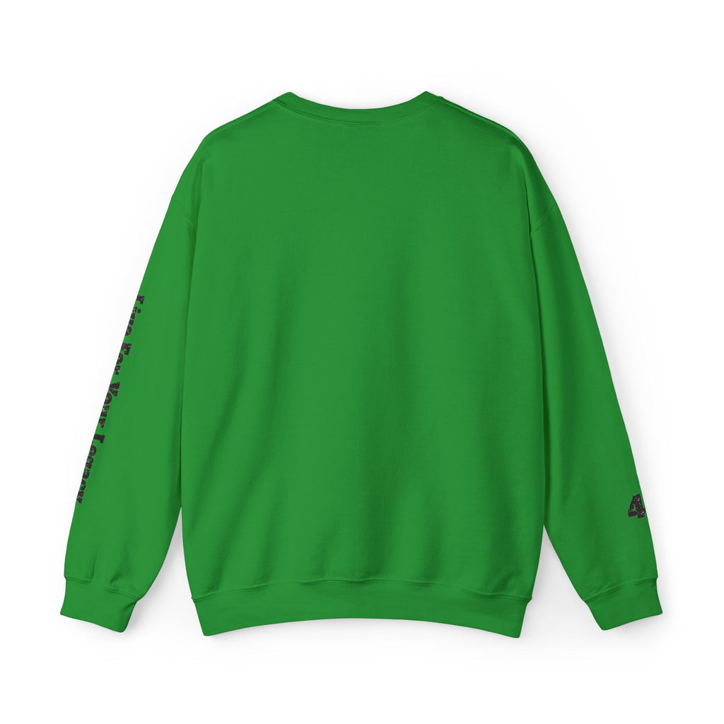 Blade Minimal Black Sparkle Crewneck Sweater