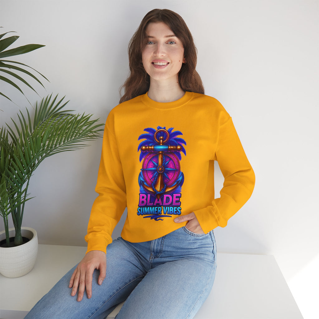 Anchor Compass Unisex Crewneck Sweater