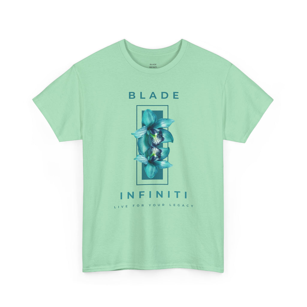 Essence of Infiniti Teal Floral T-Shirt