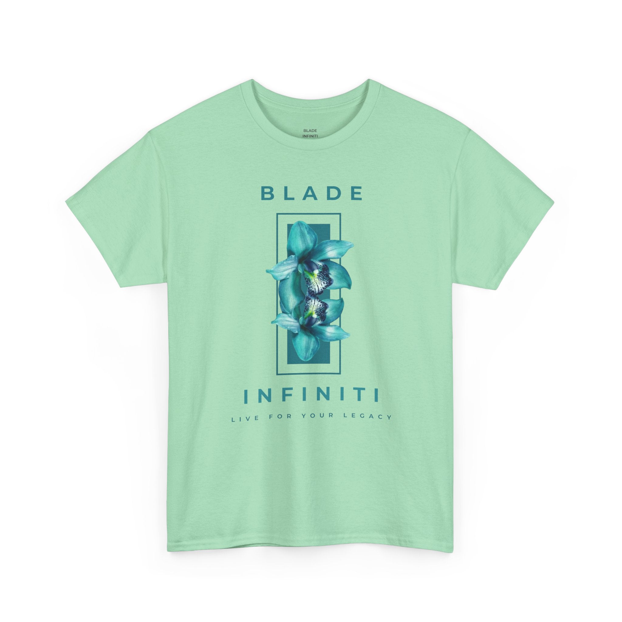 Essence of Infiniti Teal Floral T-Shirt