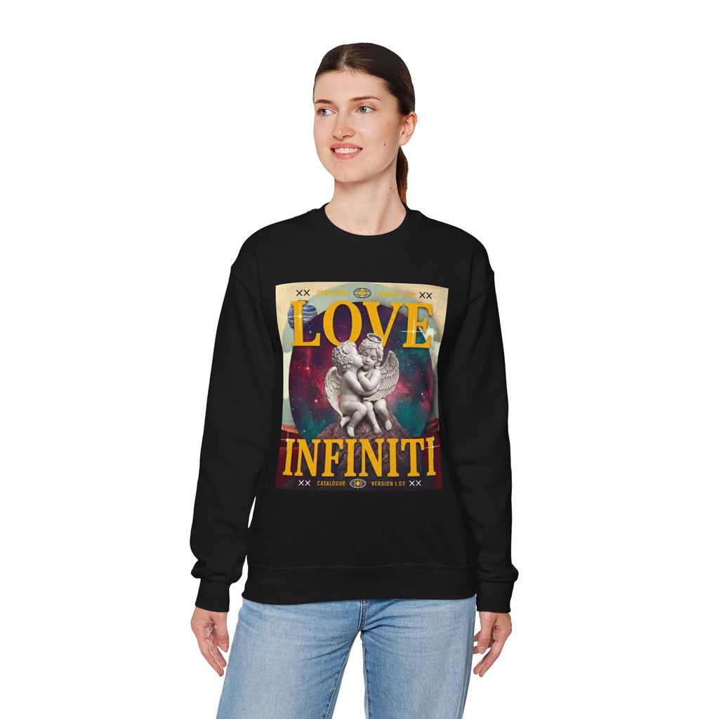 Celestial Love, Infiniti Unisex Crewneck Sweater