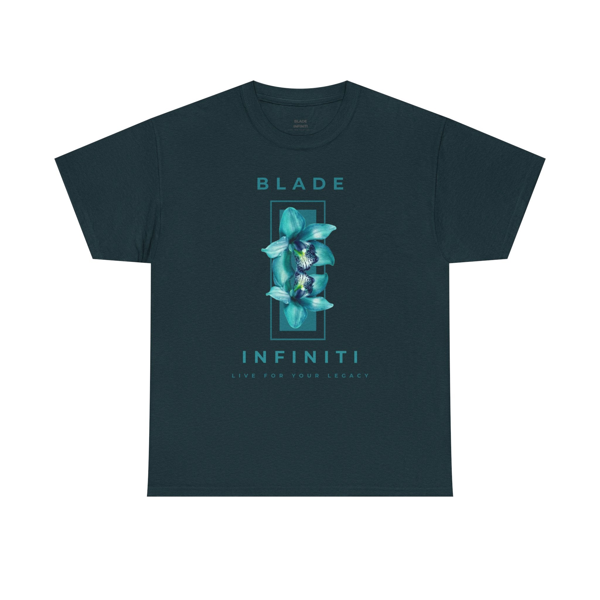 Essence of Infiniti Teal Floral T-Shirt