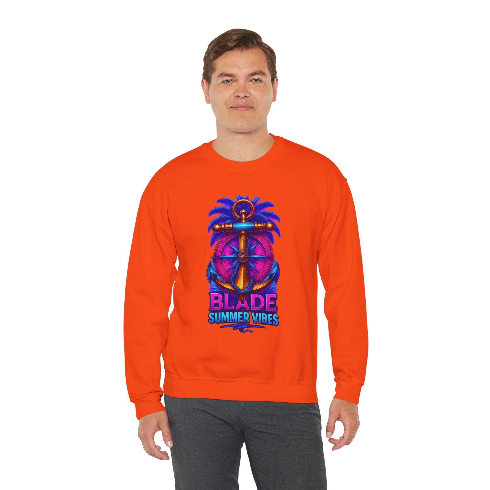 Anchor Compass Unisex Crewneck Sweater