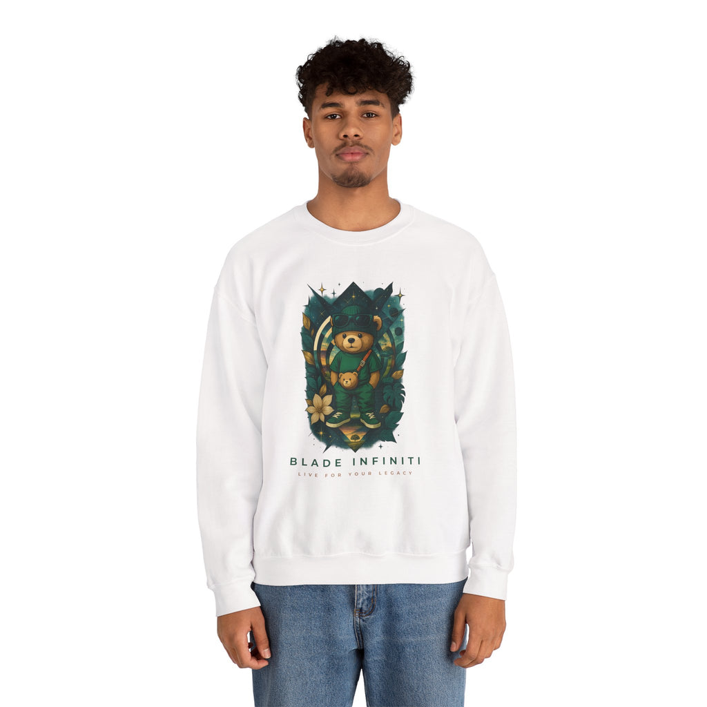Galactic Teddy Bear V1 Unisex Crewneck Sweater