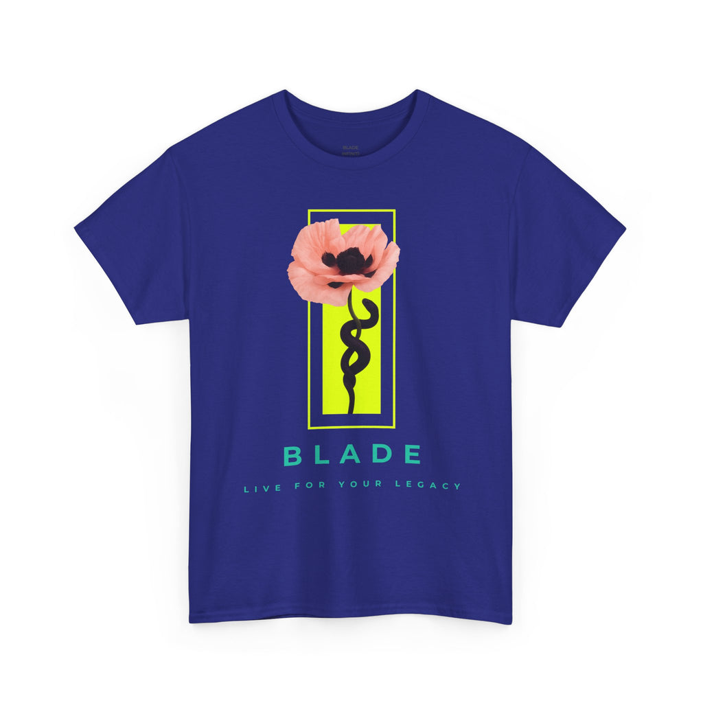 Venom Blossom Pink/Indigo/Neon Green Floral T-Shirt