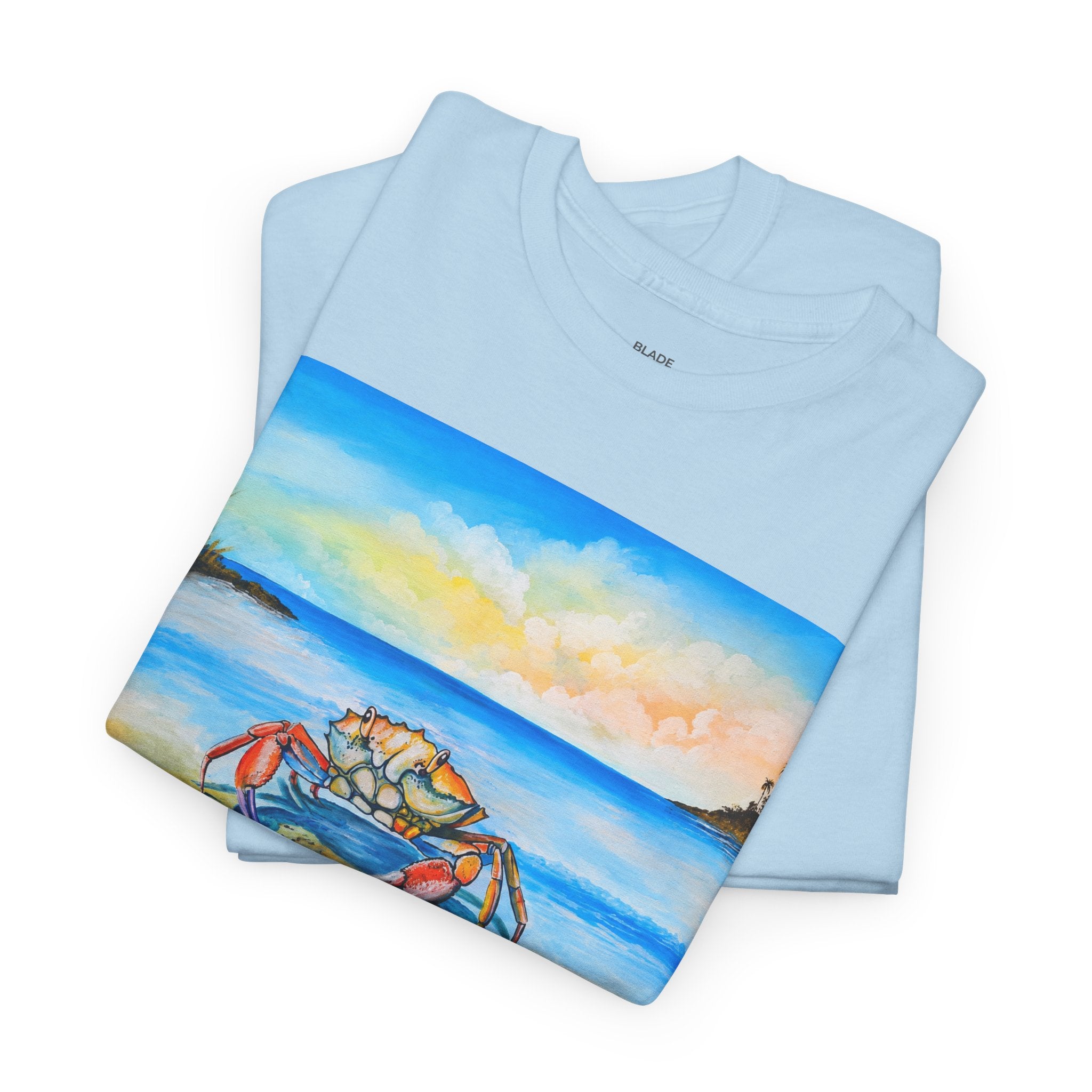 Coastal Crab Beach Sunset T-Shirt
