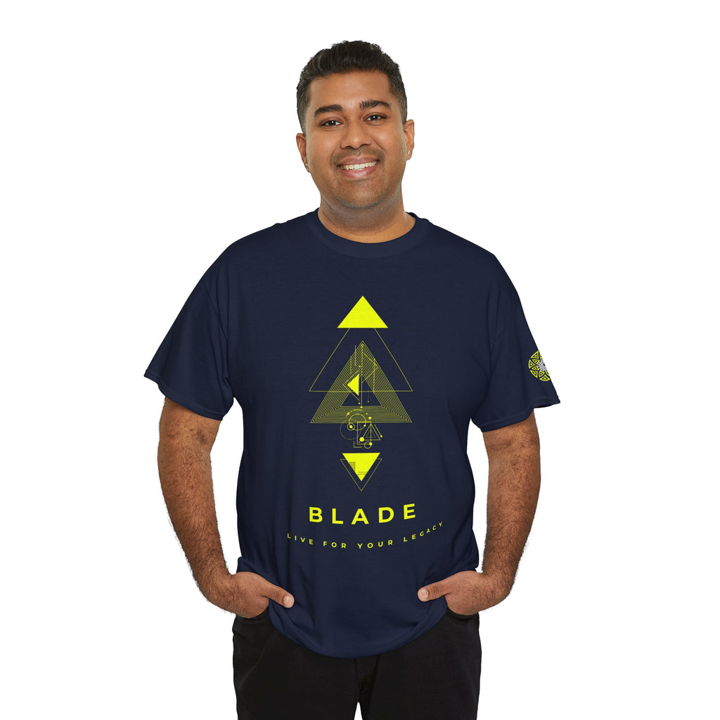 Geometric Odyssey Neon Green TX T-Shirt