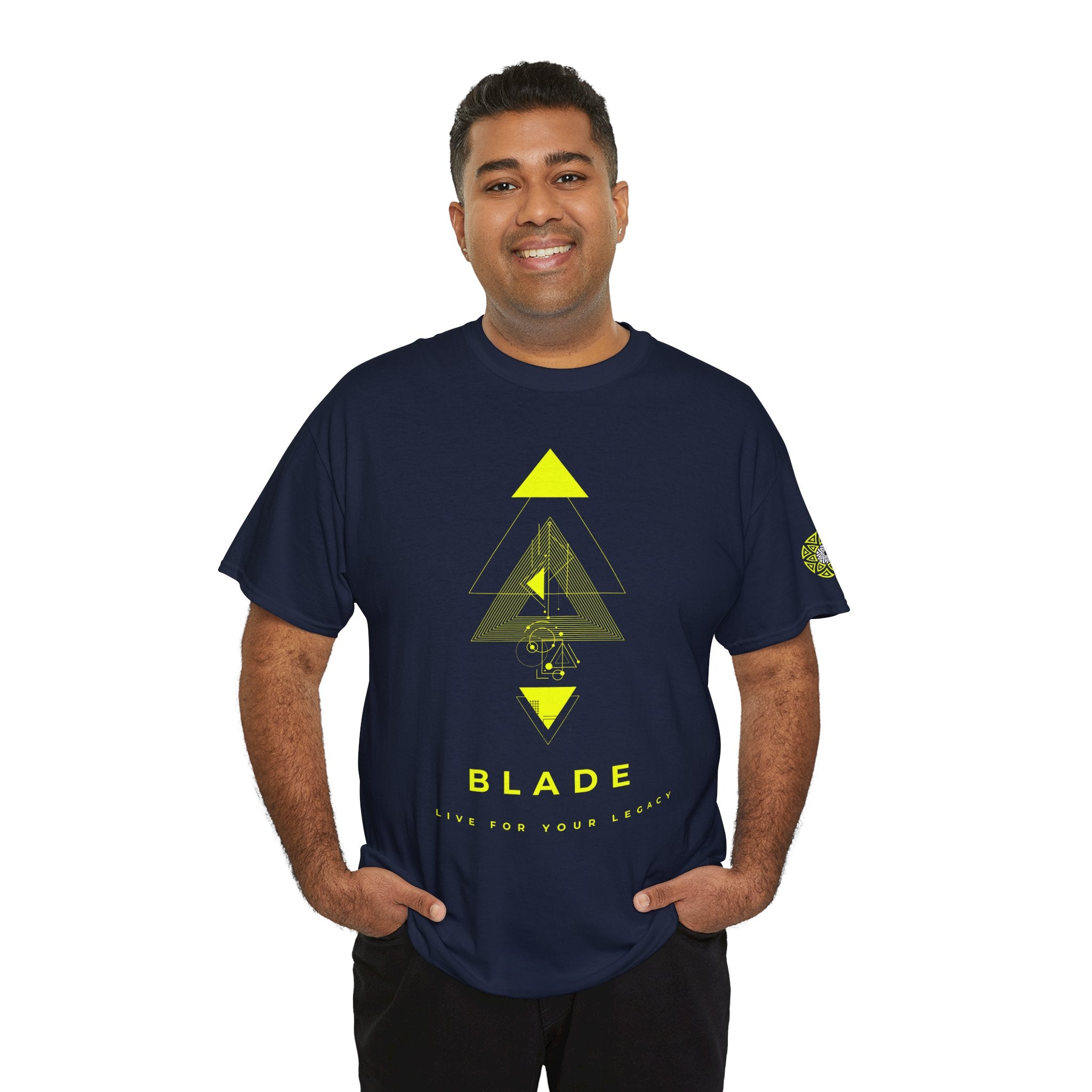 Geometric Odyssey Neon Green TX T-Shirt