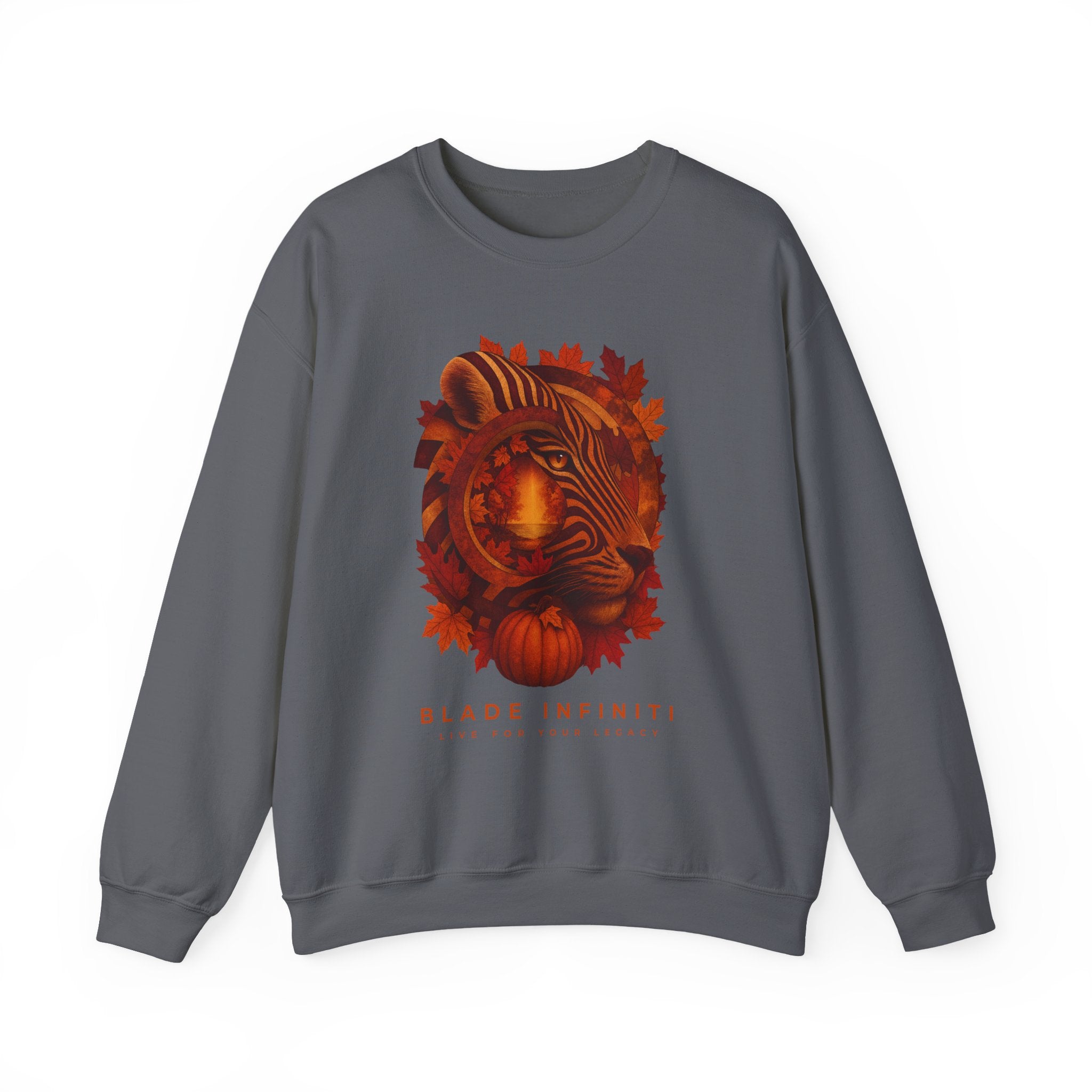 Fall Tiger V1 Unisex Crewneck Sweater