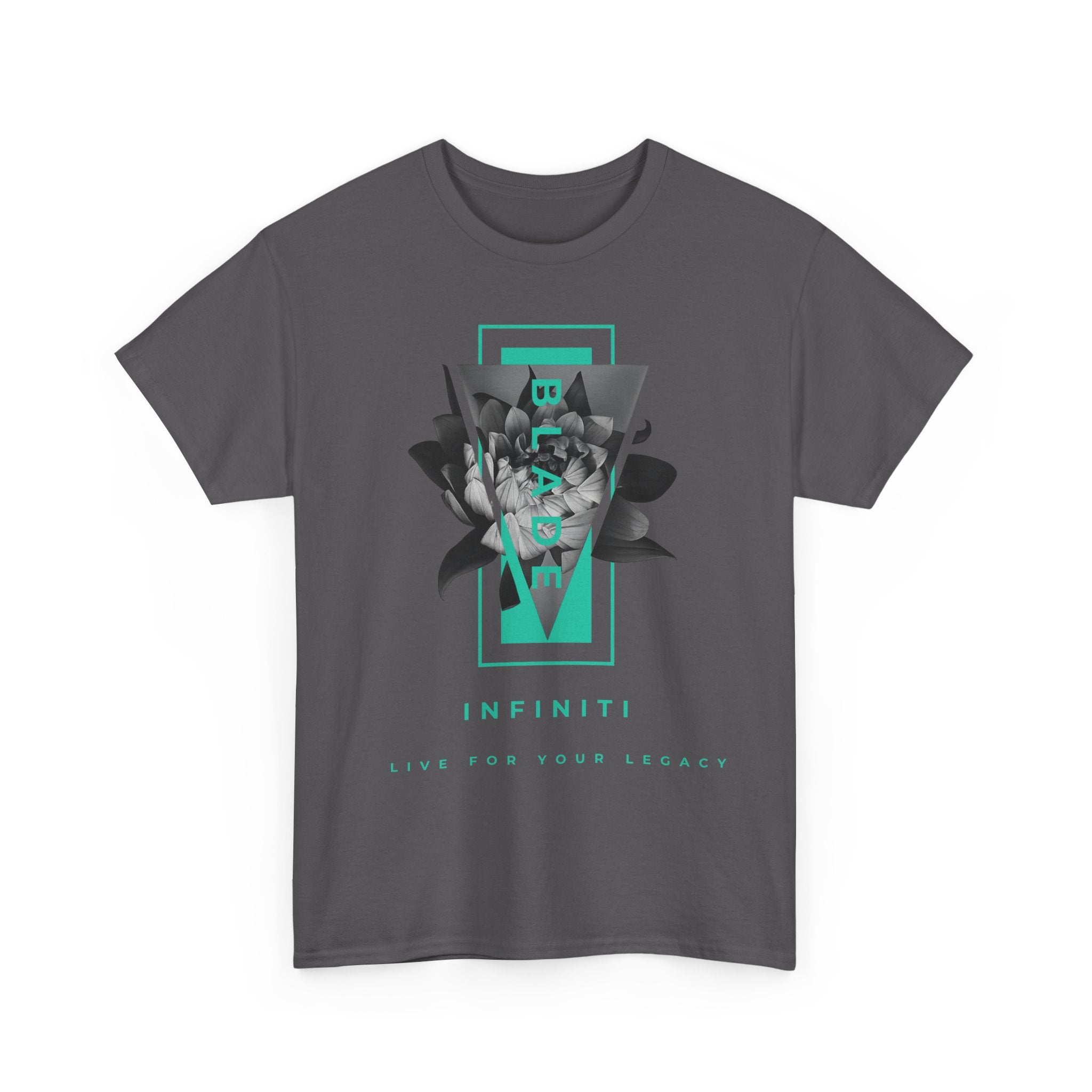 Flora Essence Aqua Teal TX Floral T-Shirt