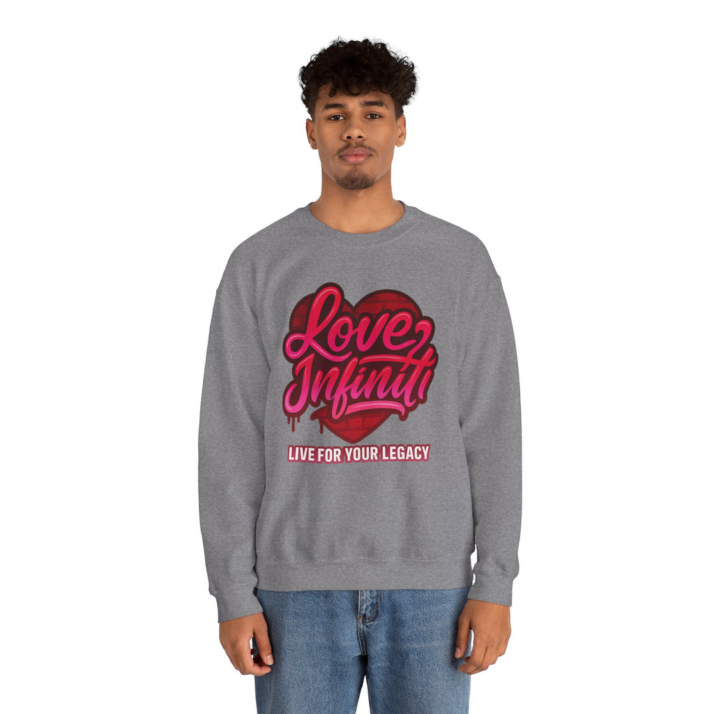 Love, Infiniti Street Vibes Unisex Crewneck Sweater
