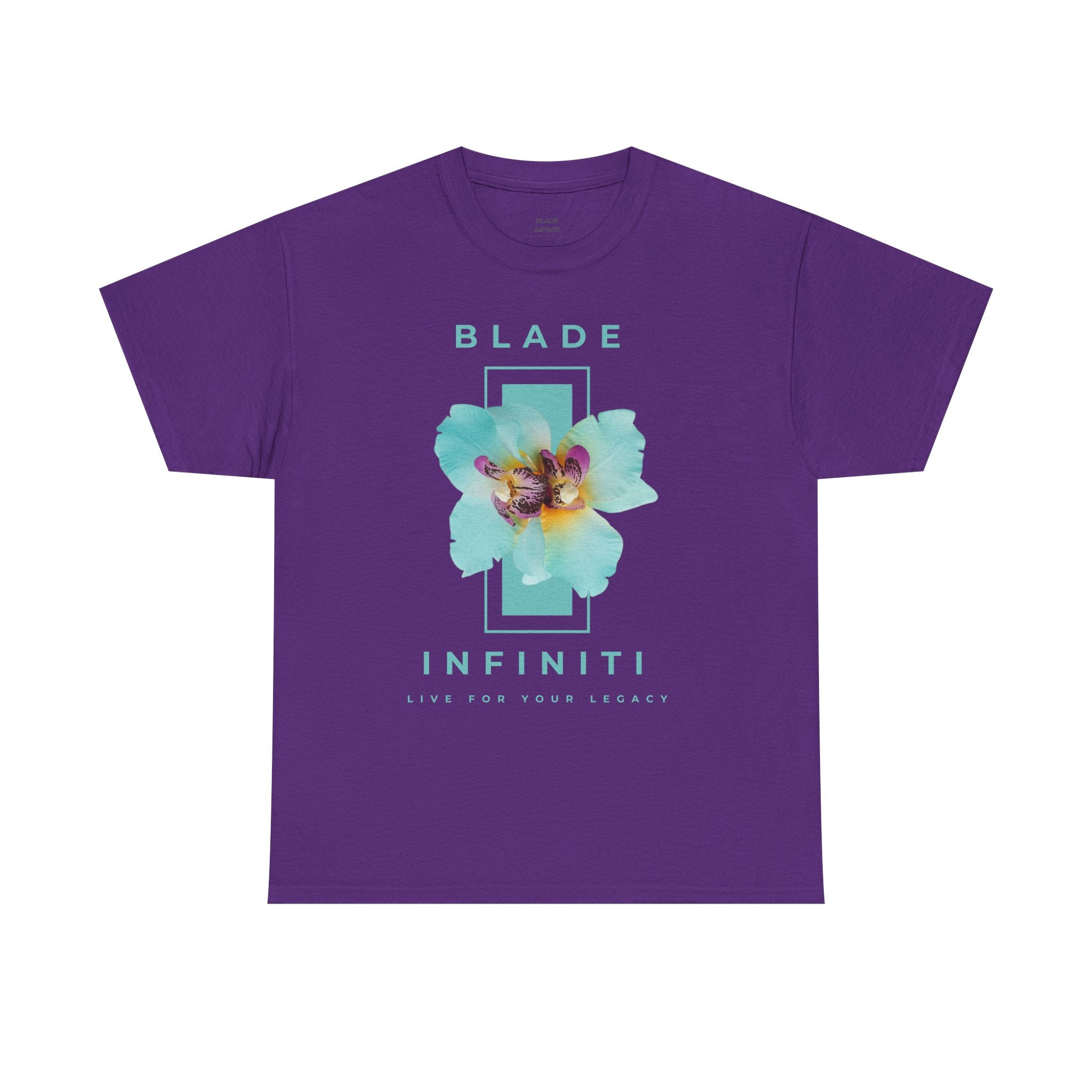 Essence of Infiniti Light Aqua Floral T-Shirt
