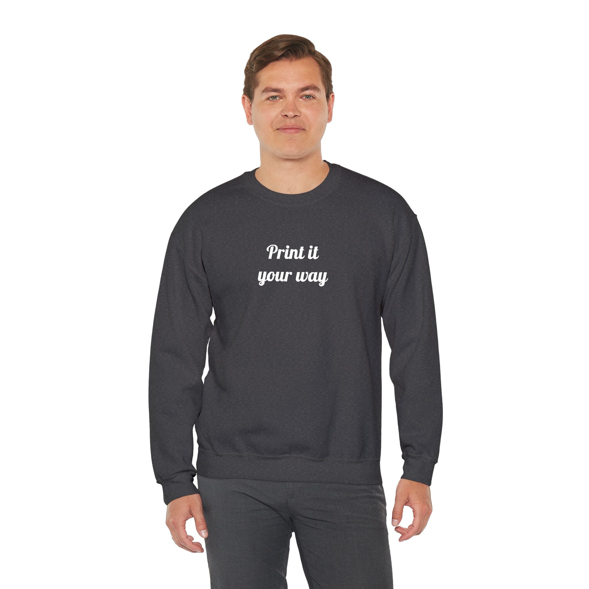 Embroidery Personalization - Unisex Crewneck Sweater (Make It Yours)