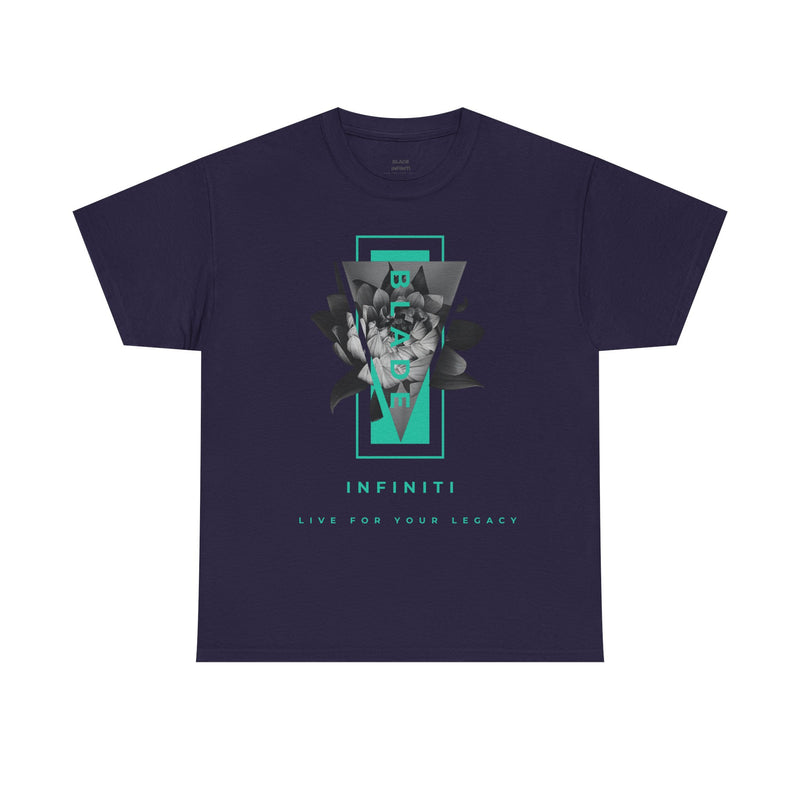 Flora Essence Aqua Teal TX Floral T-Shirt