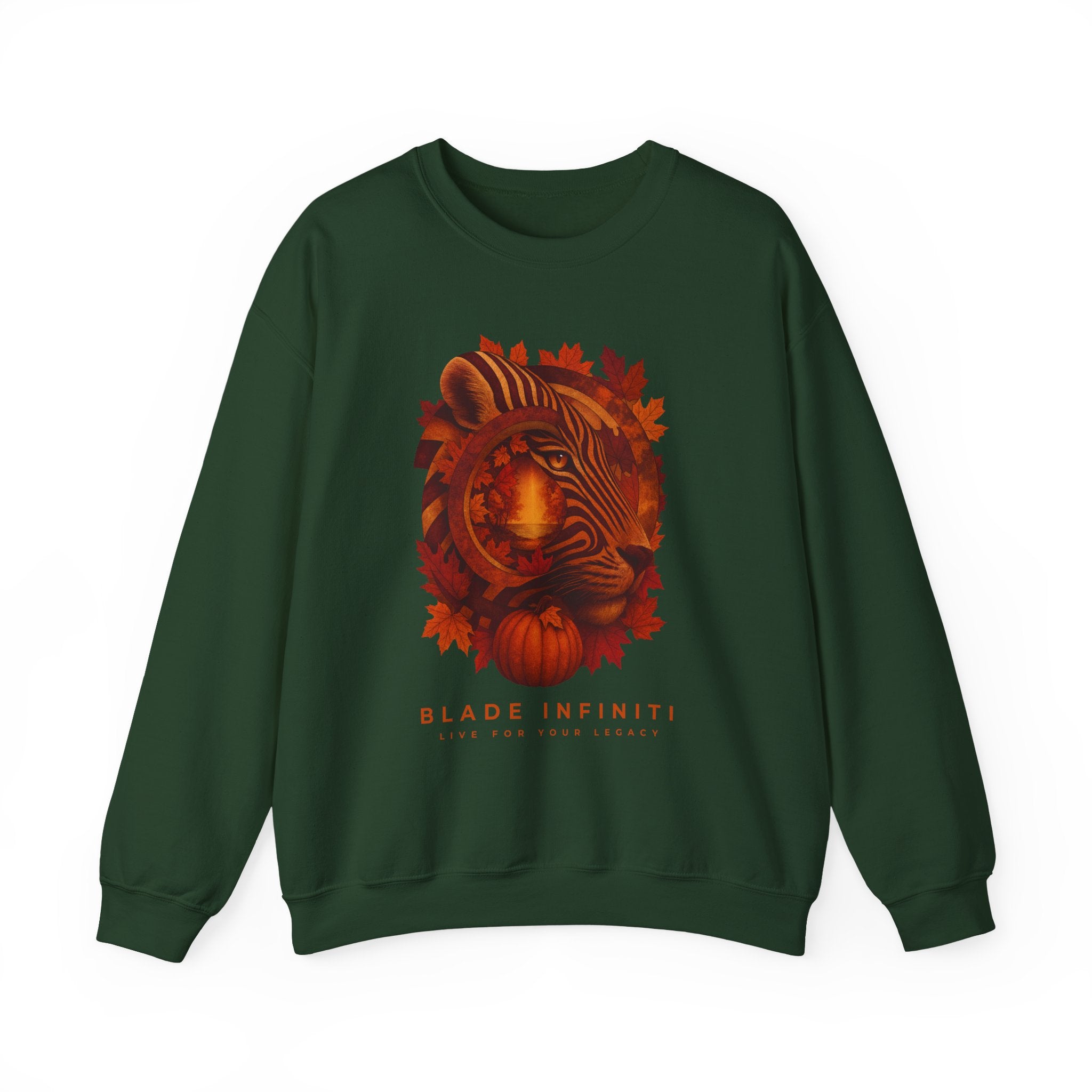 Fall Tiger V1 Unisex Crewneck Sweater