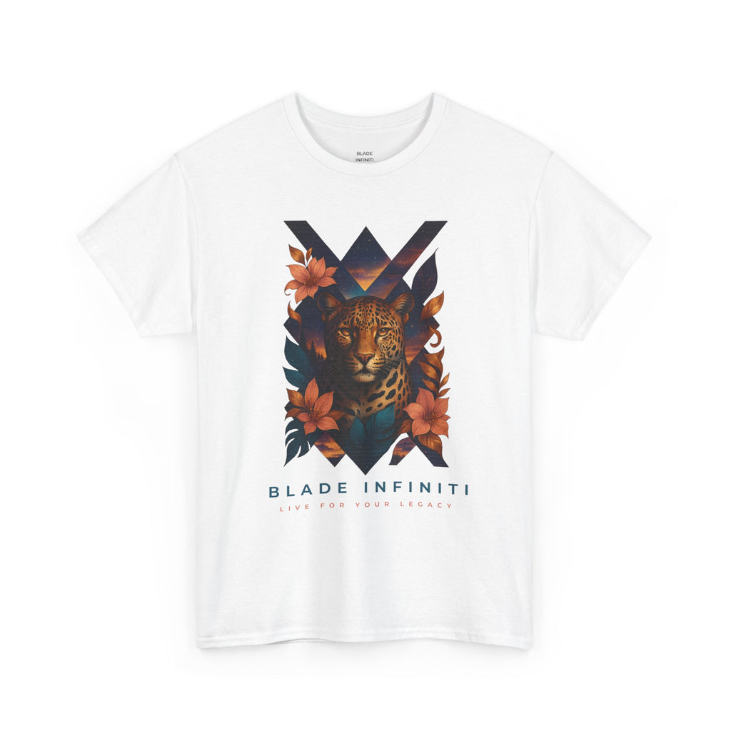 Bladeverse Galactic Jungle Leopard/Floral T-Shirt