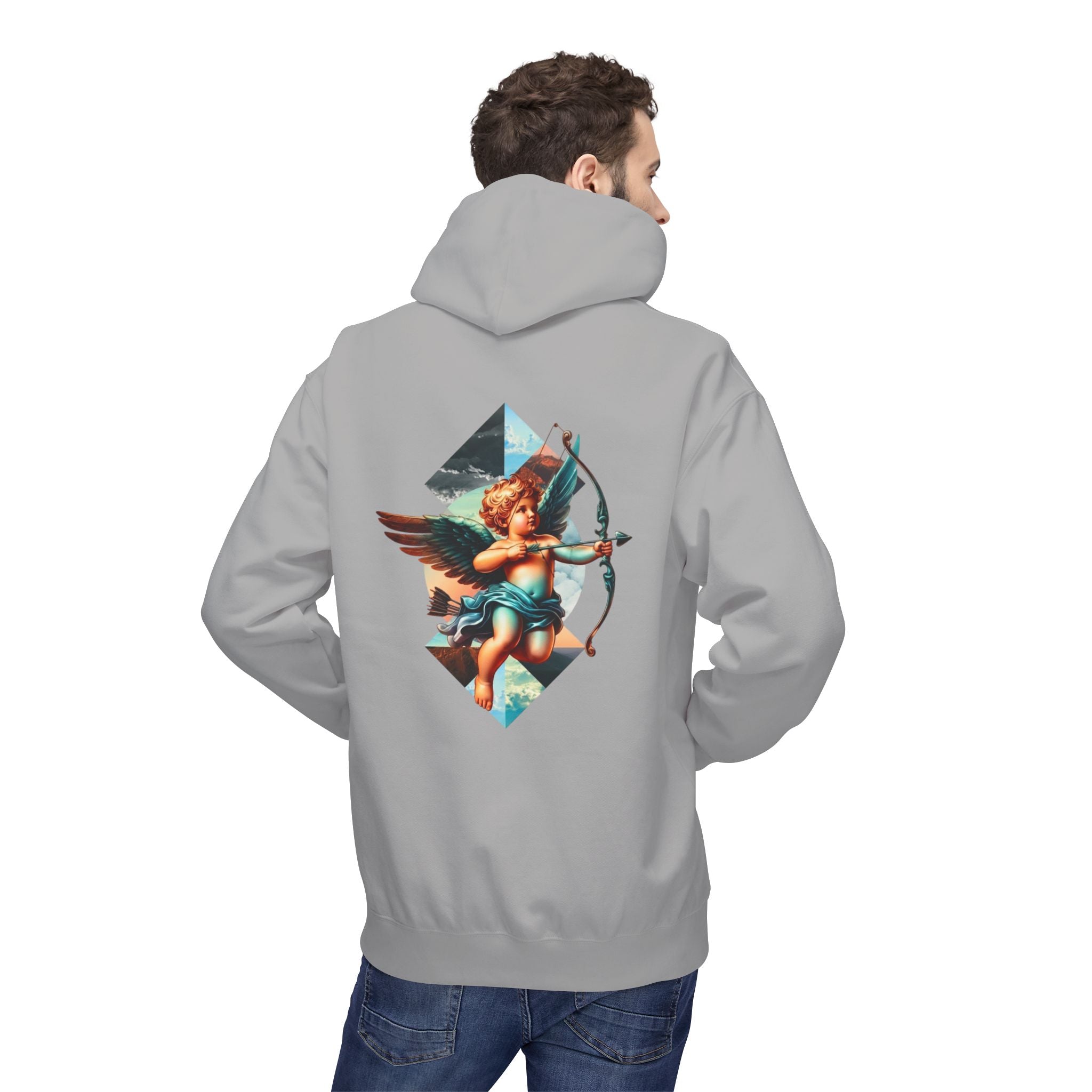 Cupid's Bow Blue + Arrow - Love, Infiniti Hoodie