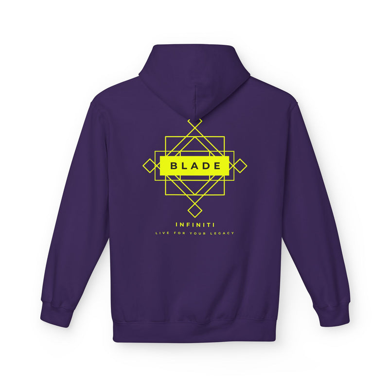 Geometric Infiniti Neon Green Hoodie