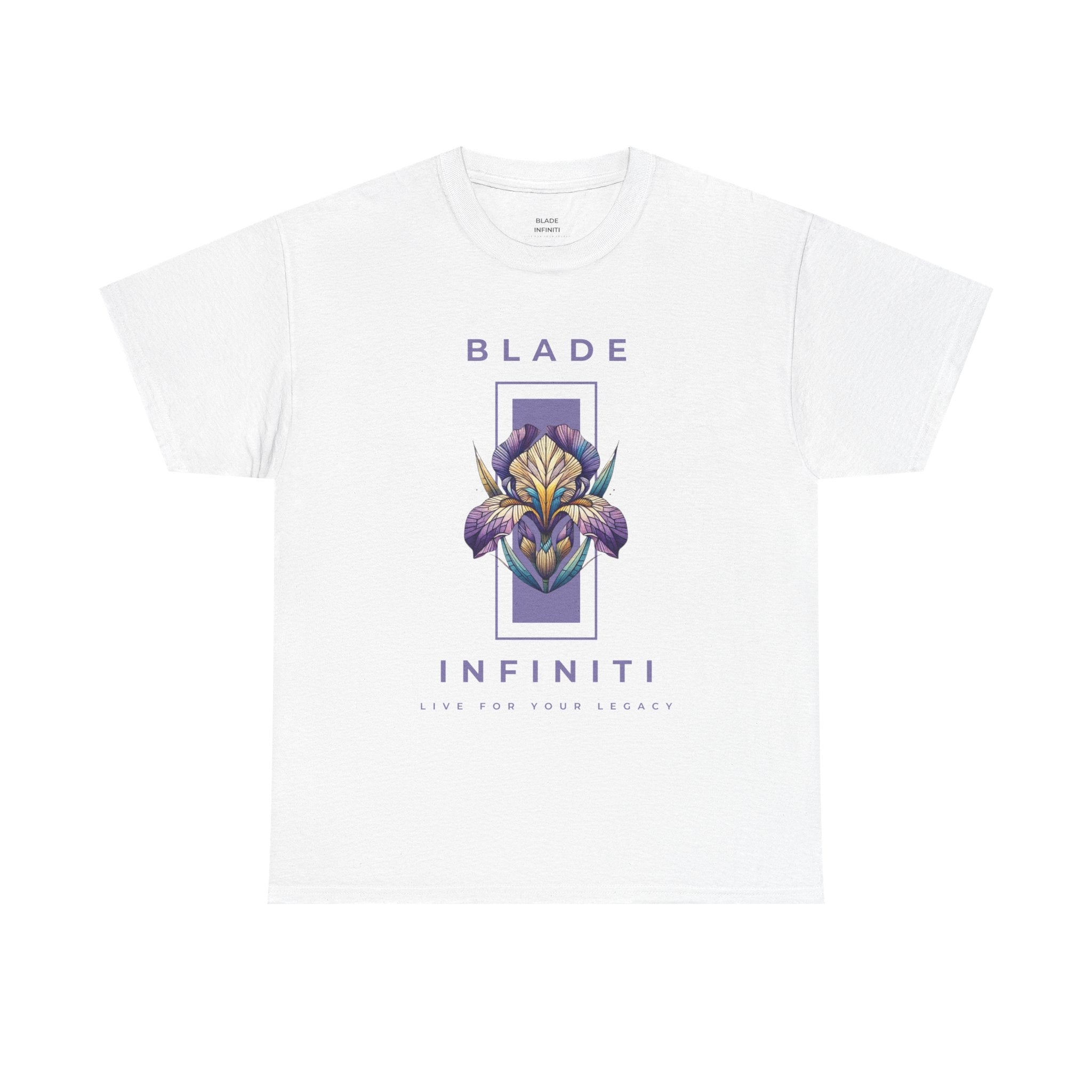 Essence of Infiniti Purple/Teal/Yellow Floral T-Shirt