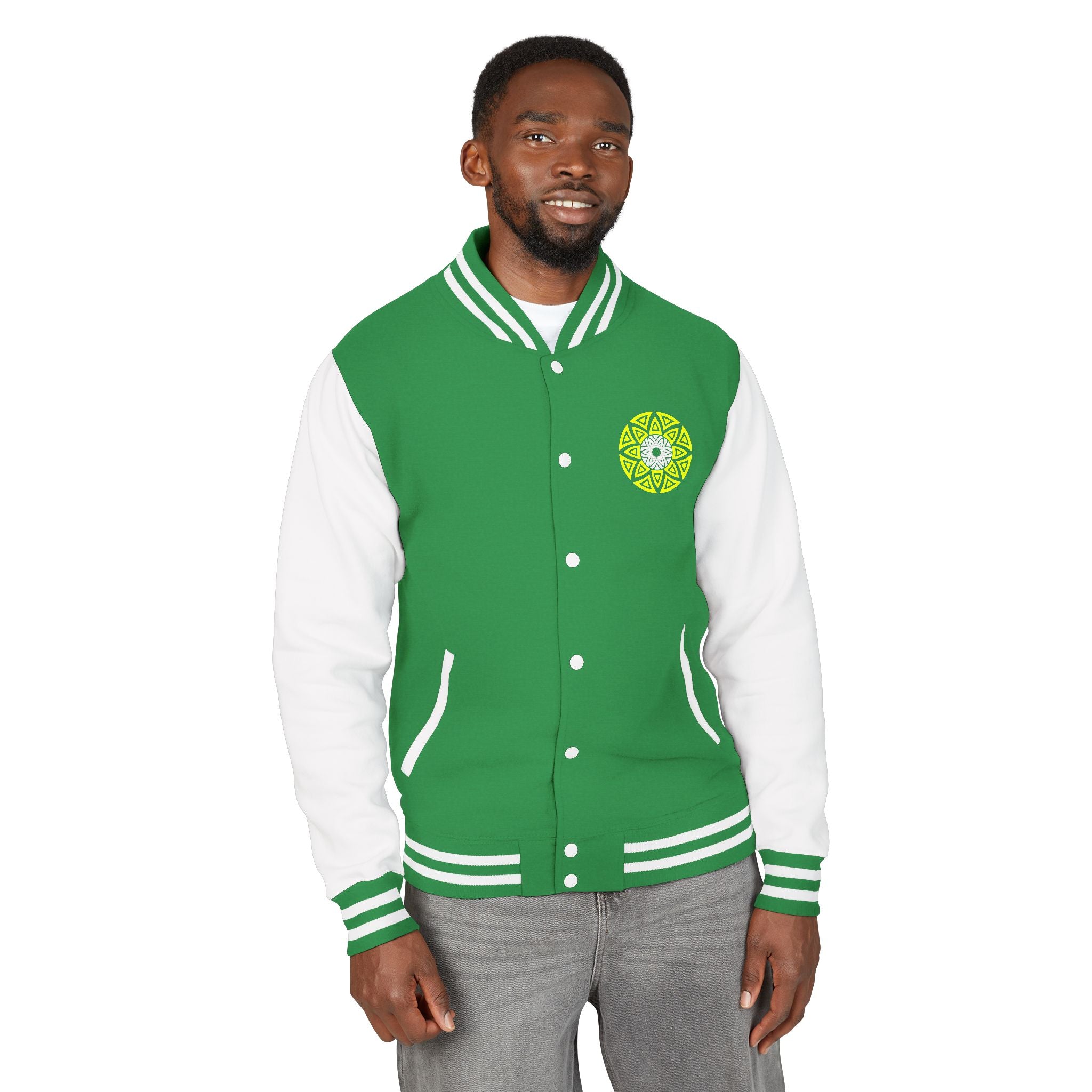 Blade 45 Golden Yellow/White Letterman Jacket