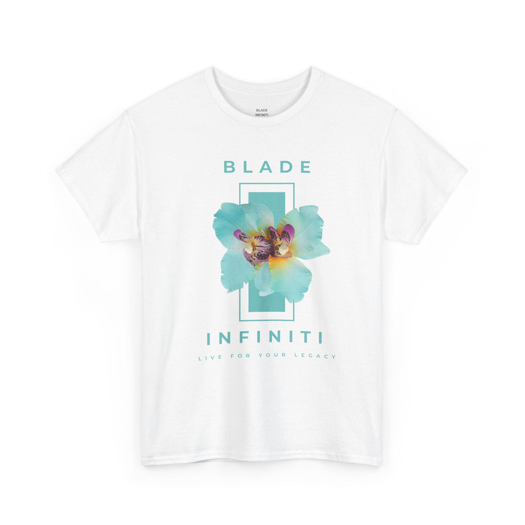 Essence of Infiniti Light Aqua Floral T-Shirt