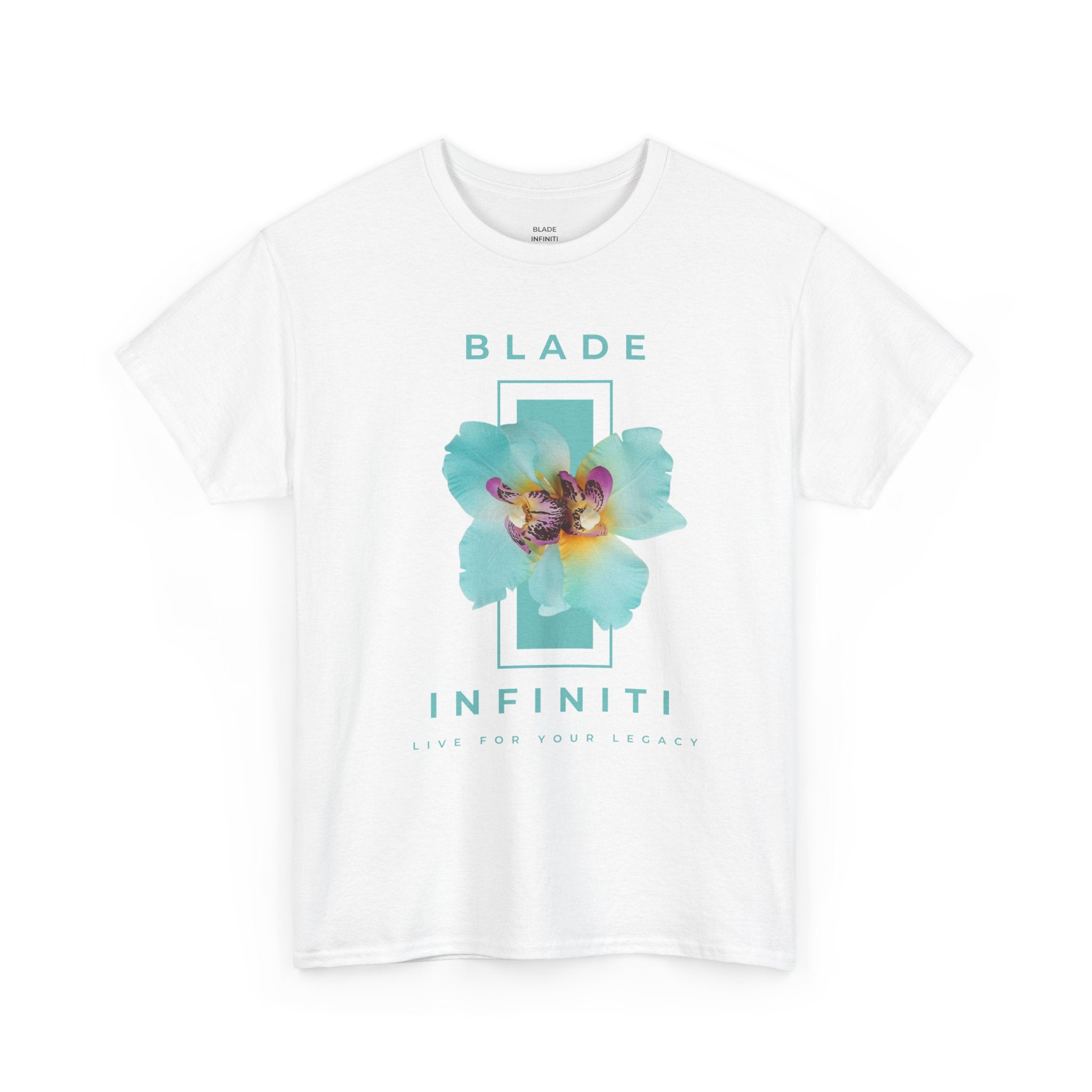 Essence of Infiniti Light Aqua Floral T-Shirt