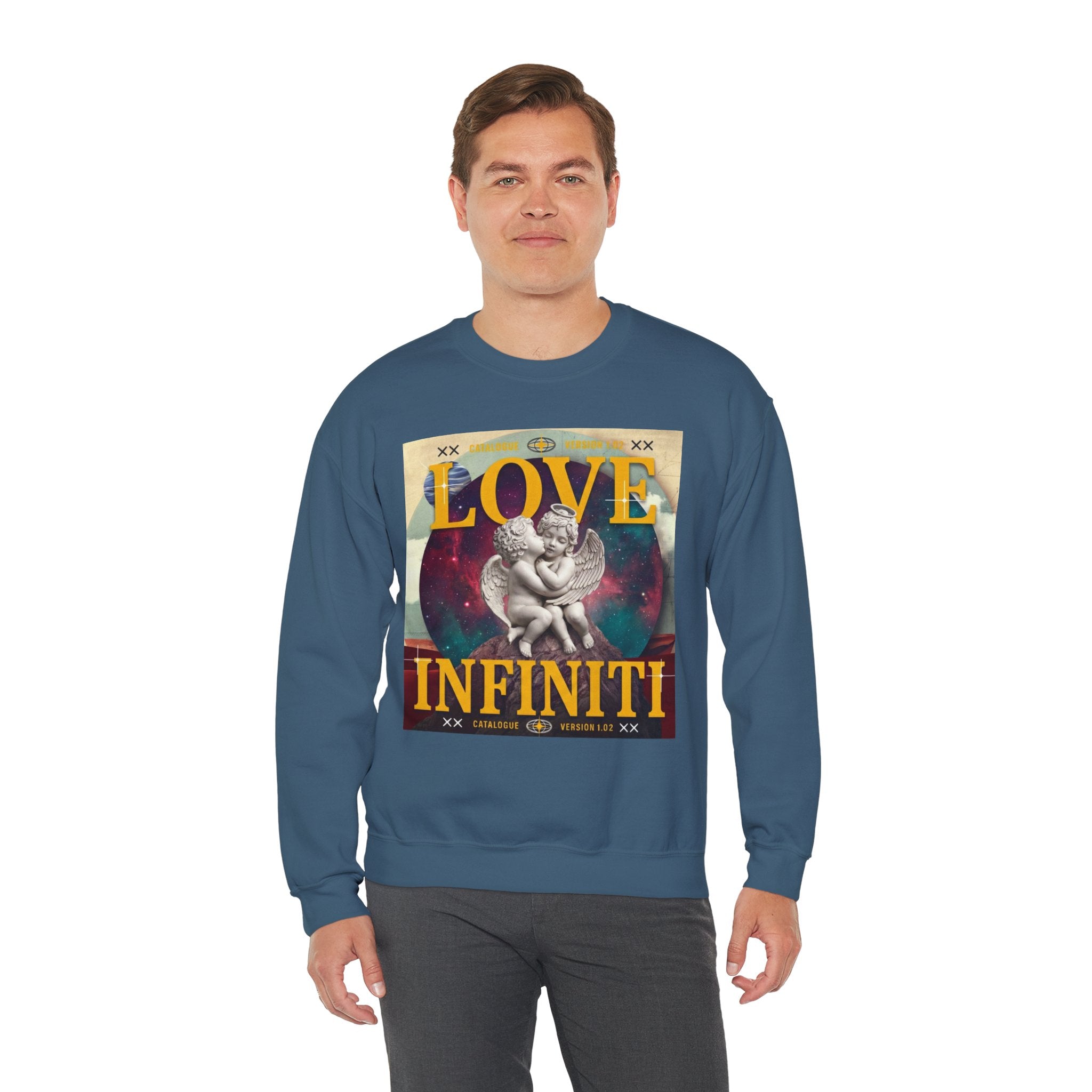 Celestial Love, Infiniti Unisex Crewneck Sweater