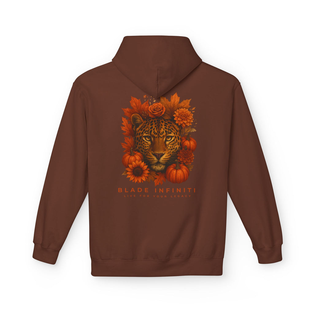 Jungle Flora Fall Leopard Hoodie