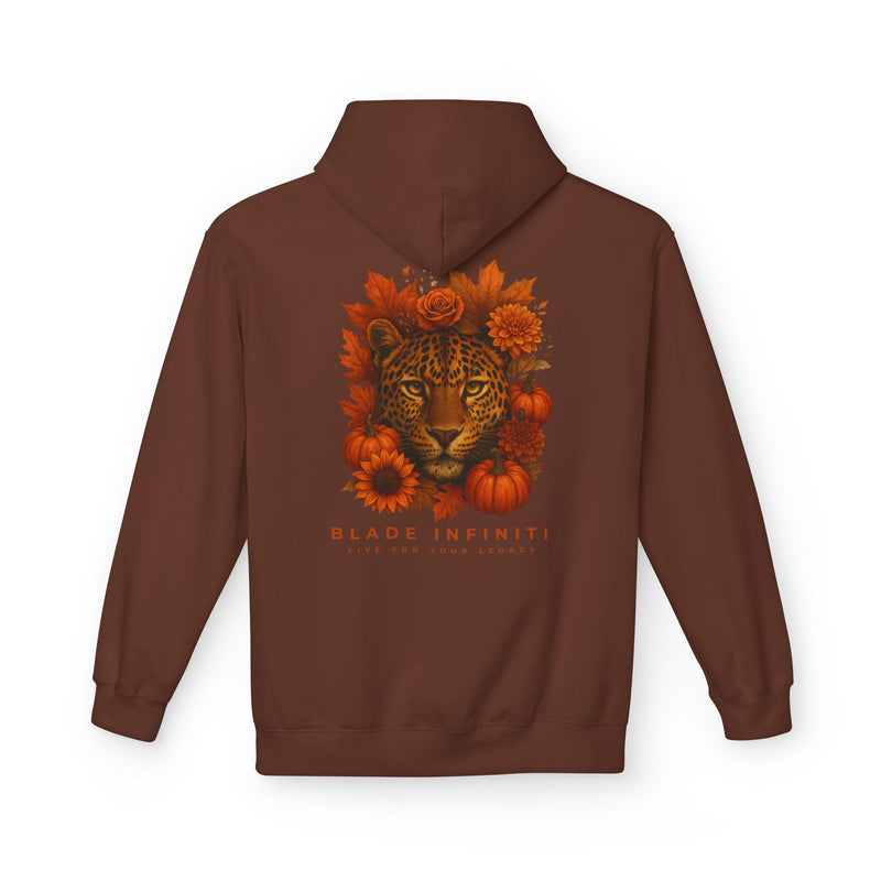 Jungle Flora Fall Leopard Hoodie